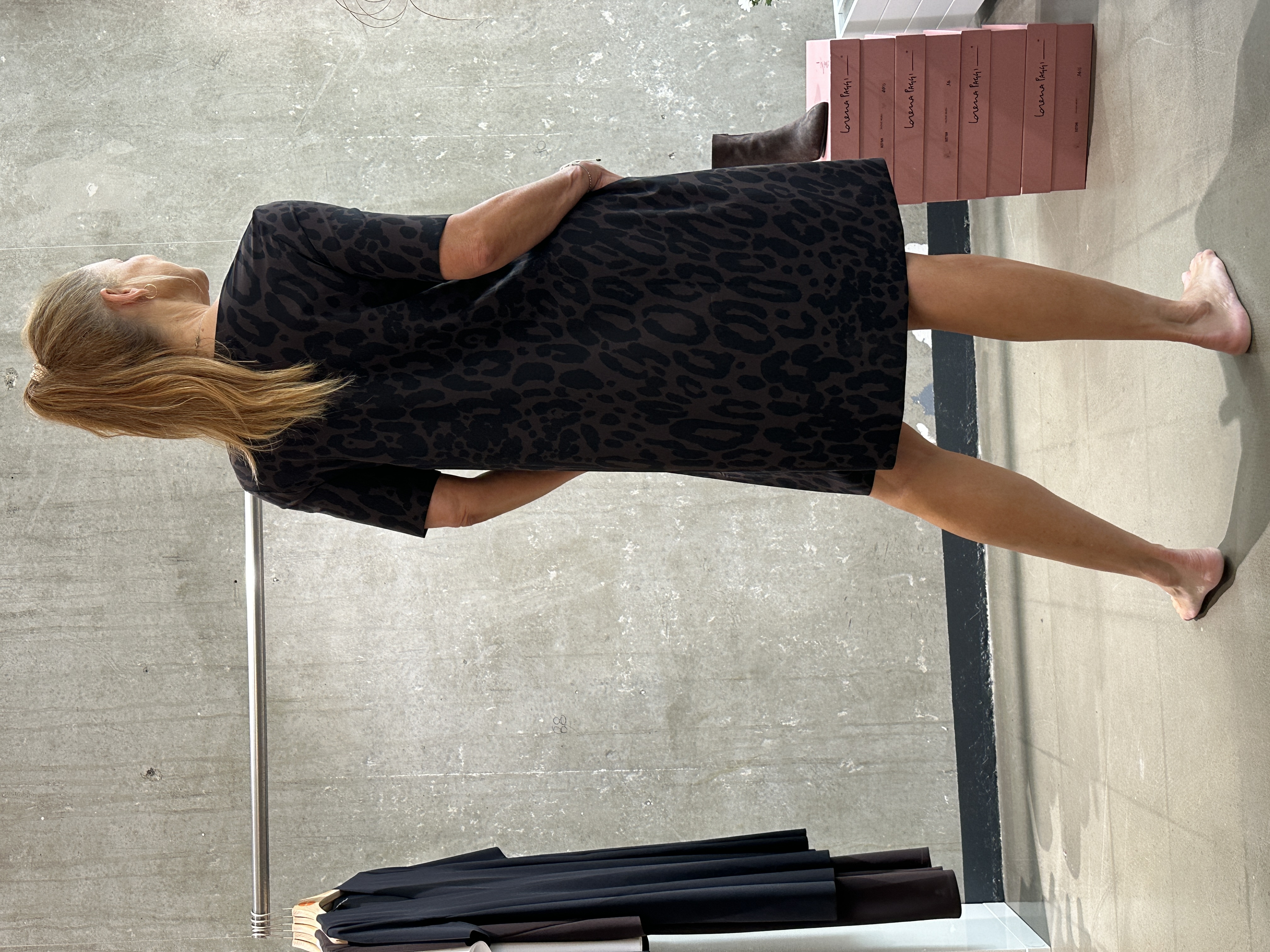 SASSENBACH_Style Kleid KASIMIRA LEO braun