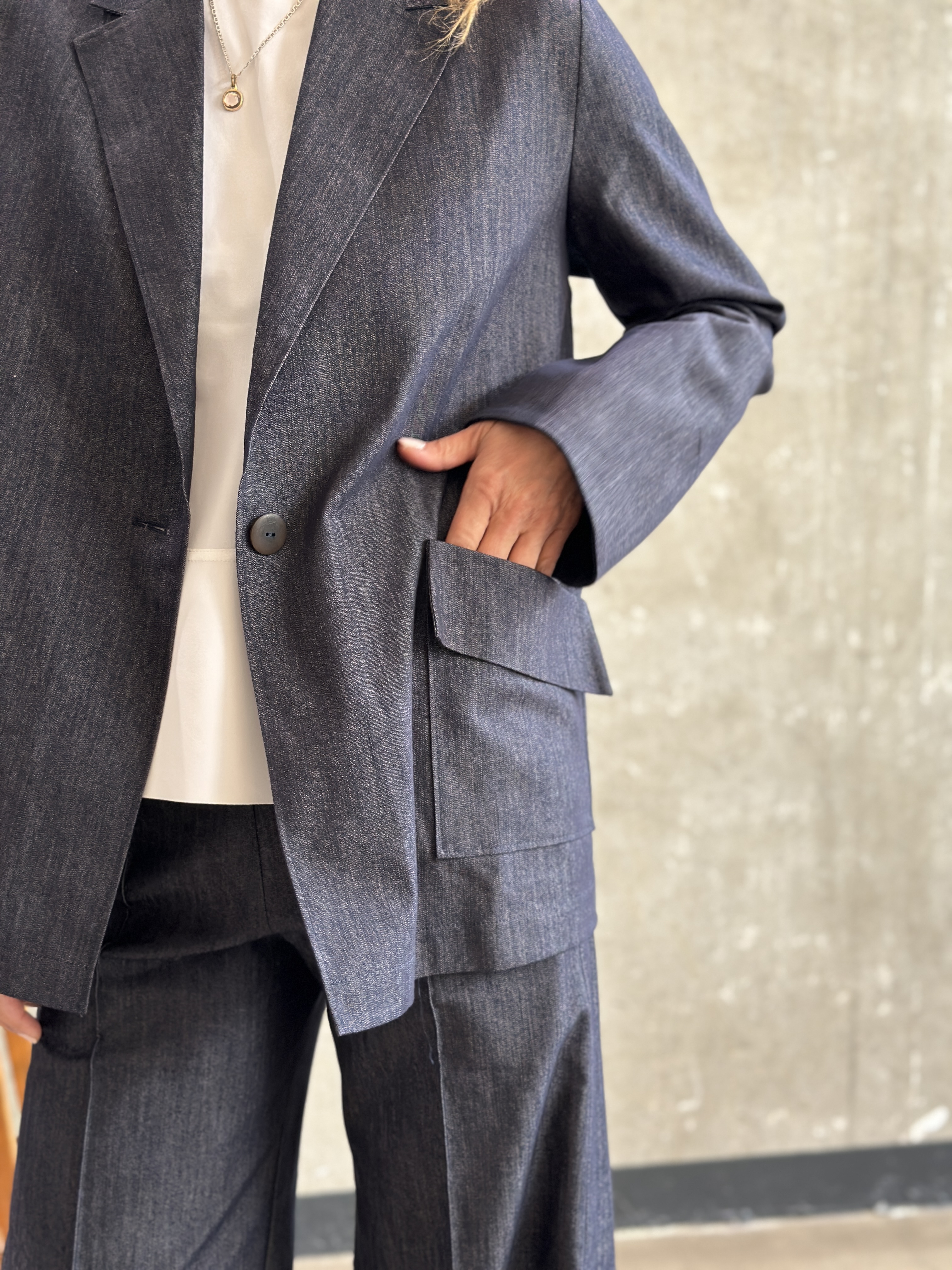 SASSENBACH_STYLE  Jeans Blazer