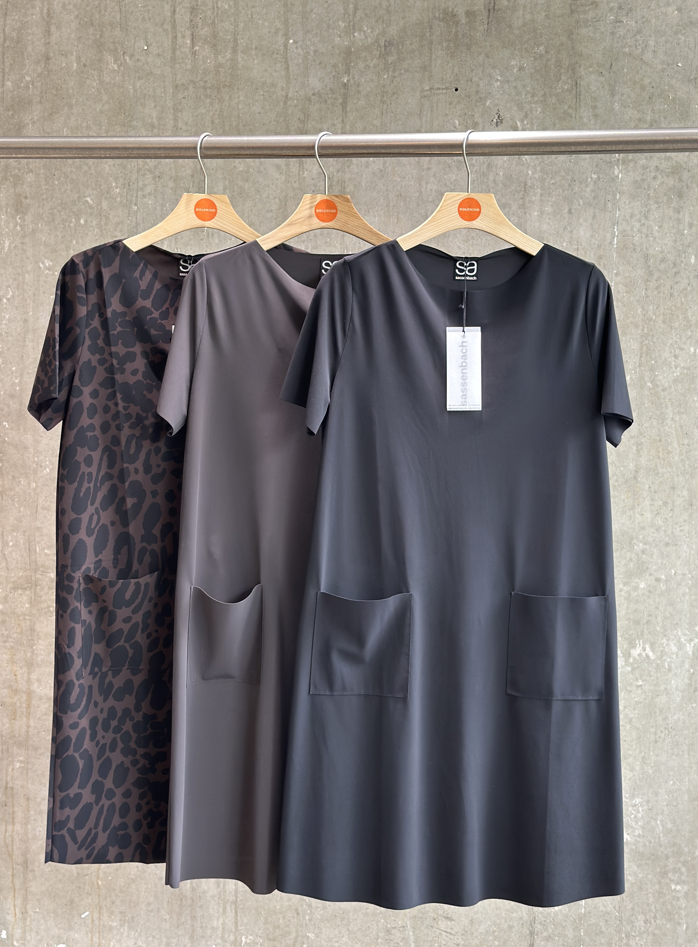 Sassenbach_Style Kleid DEBBIE nightblue & schwarz