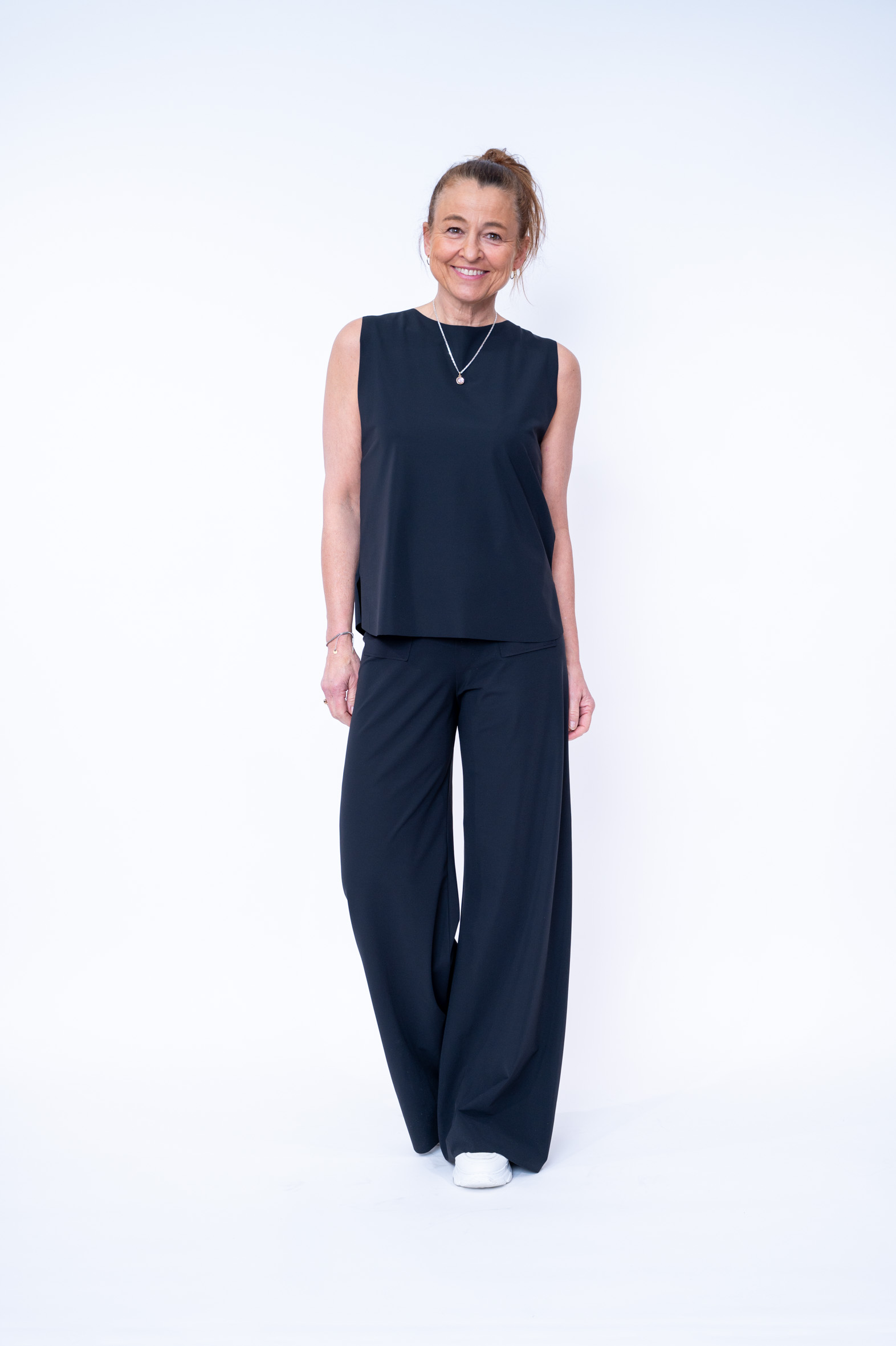 SASSENBACH Top KOLUMBA schwarz & schoko & braun