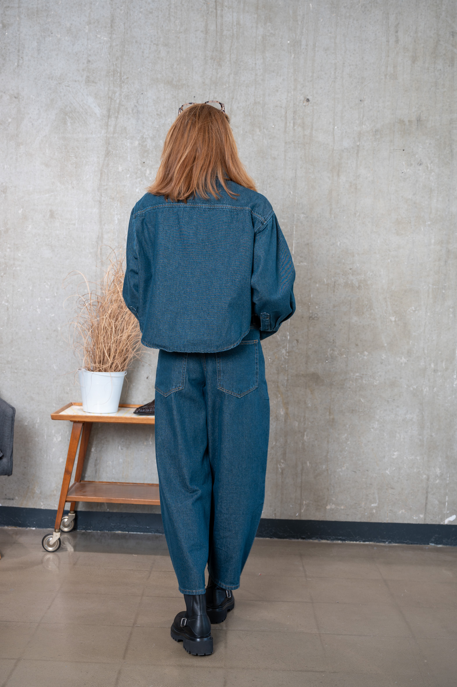 NARLI Hemd worker green-blue