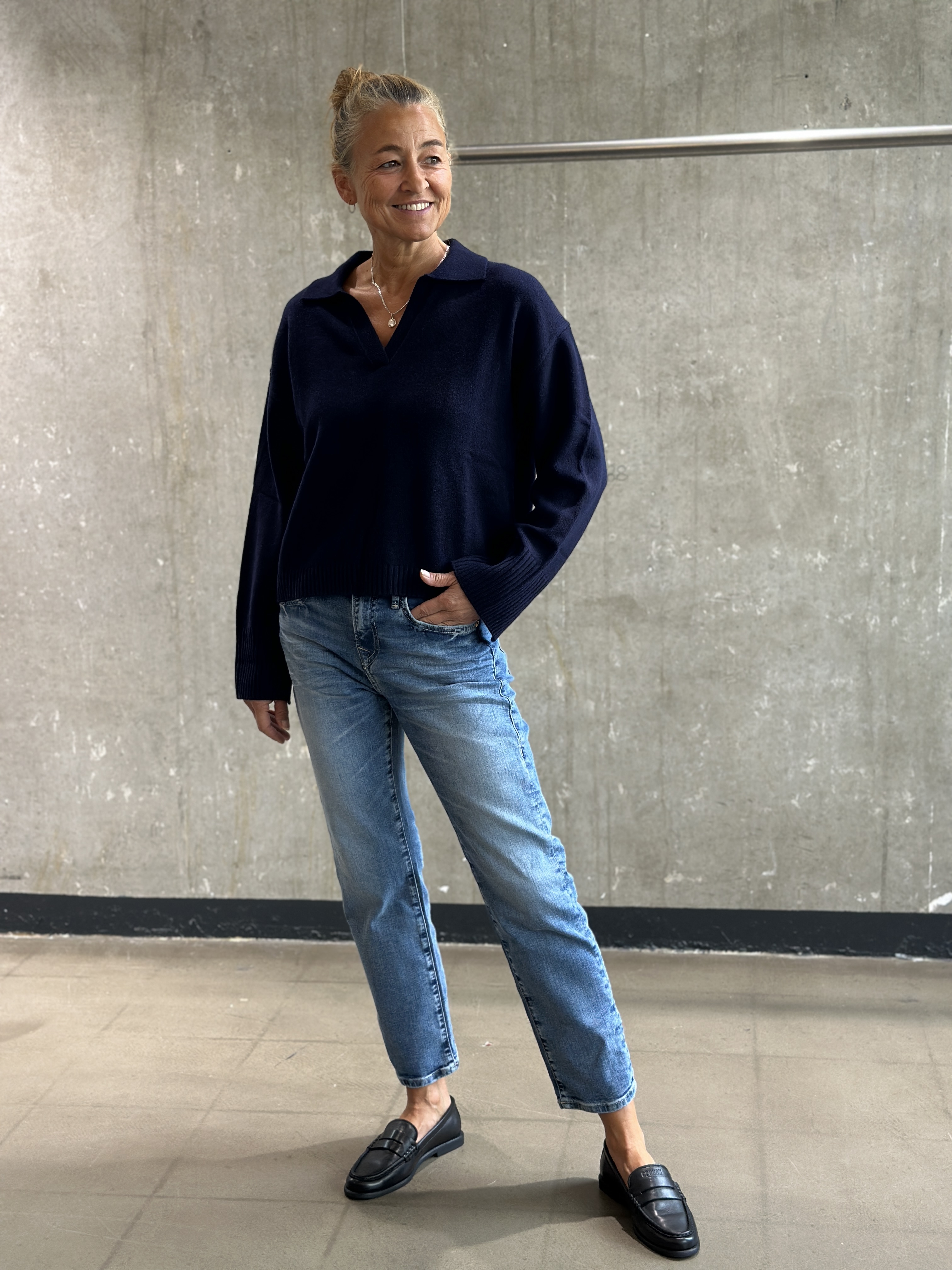 HANDMADE Polo Sweater