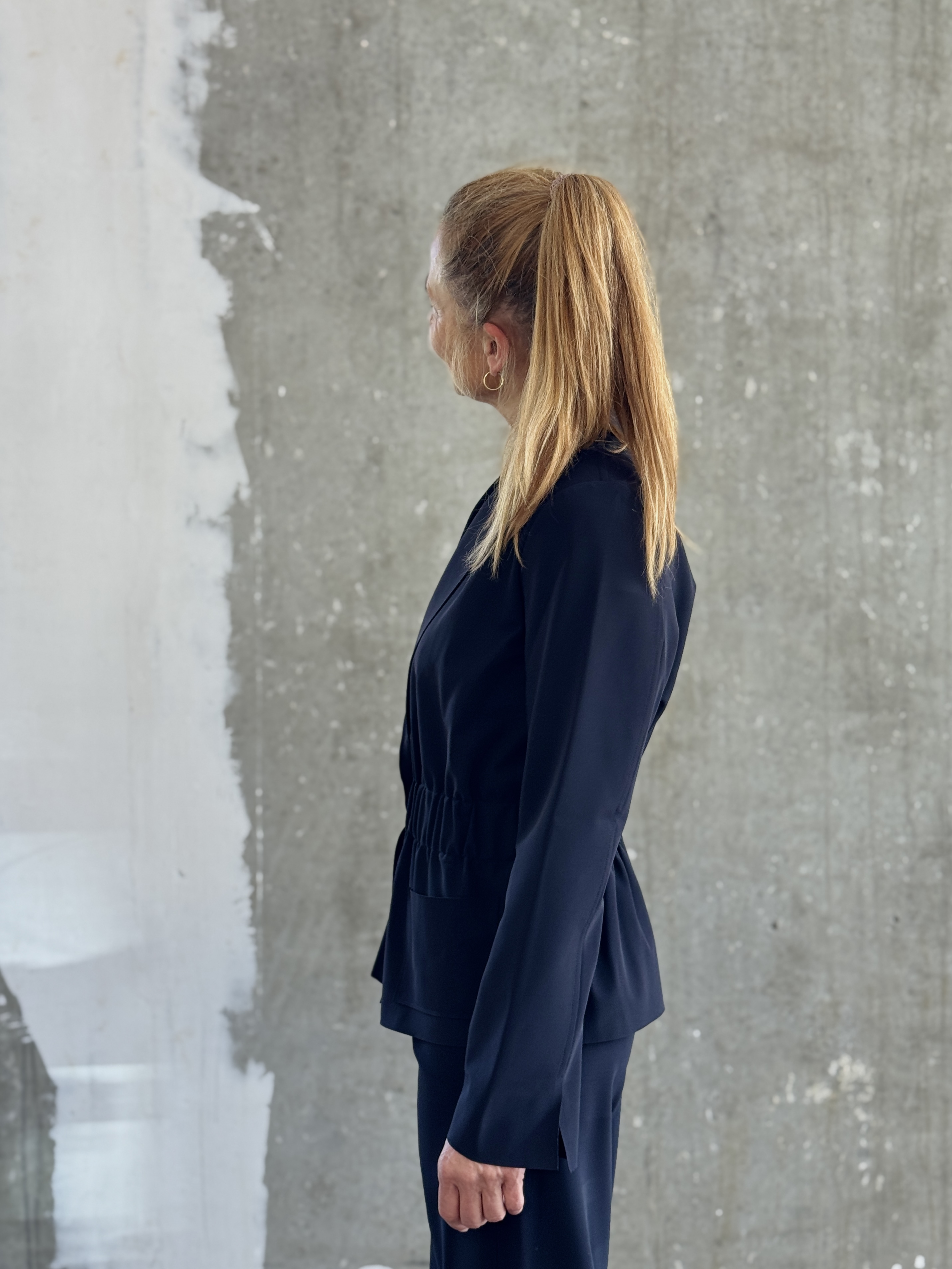 SASSENBACH_Style Jacke NATI schwarz & schoko