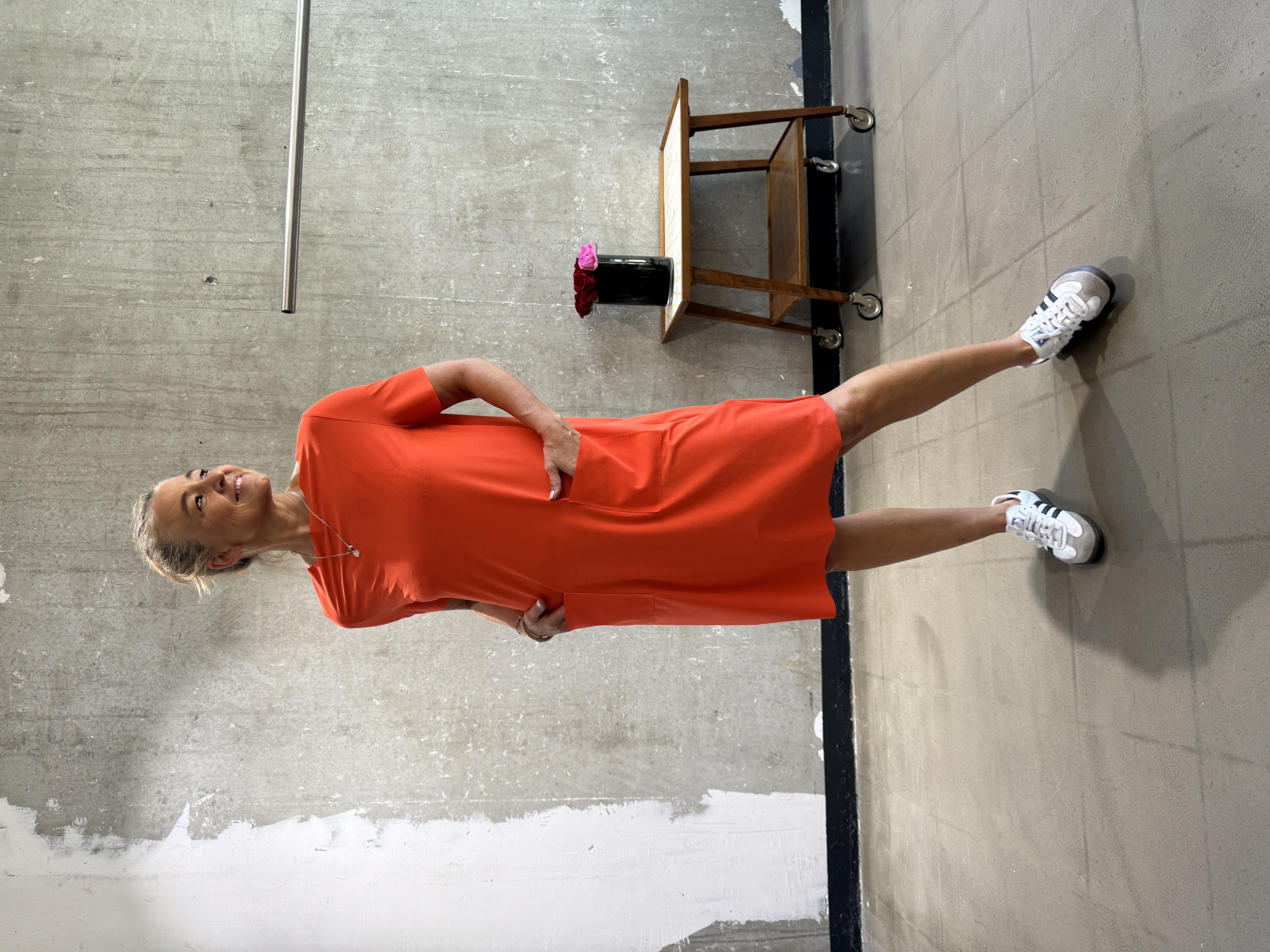 SASSENBACH_Style Kleid DEBBIE aperol