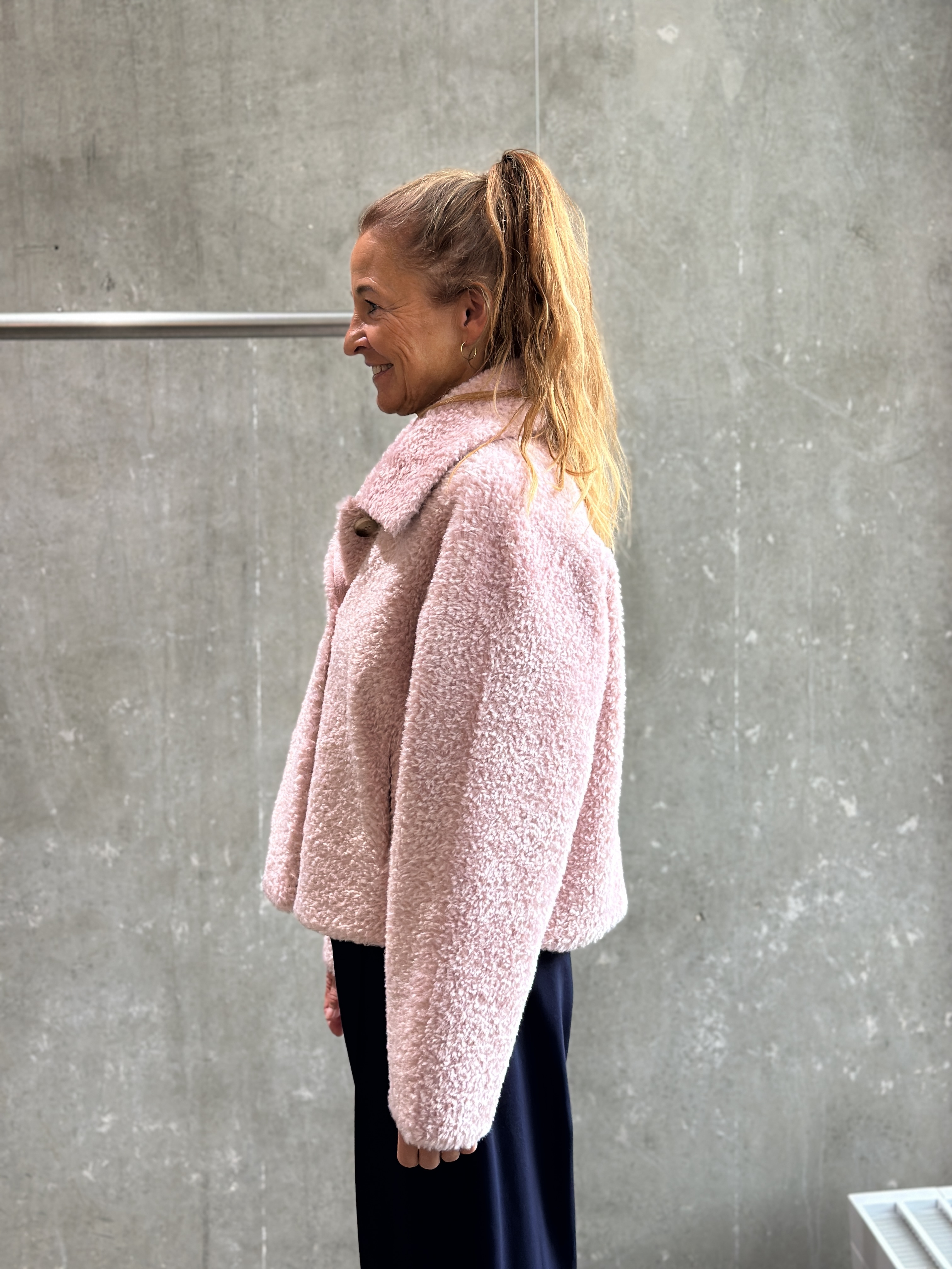 PRIDE TO BE Maerden Fur Jacke HELI brown & rose