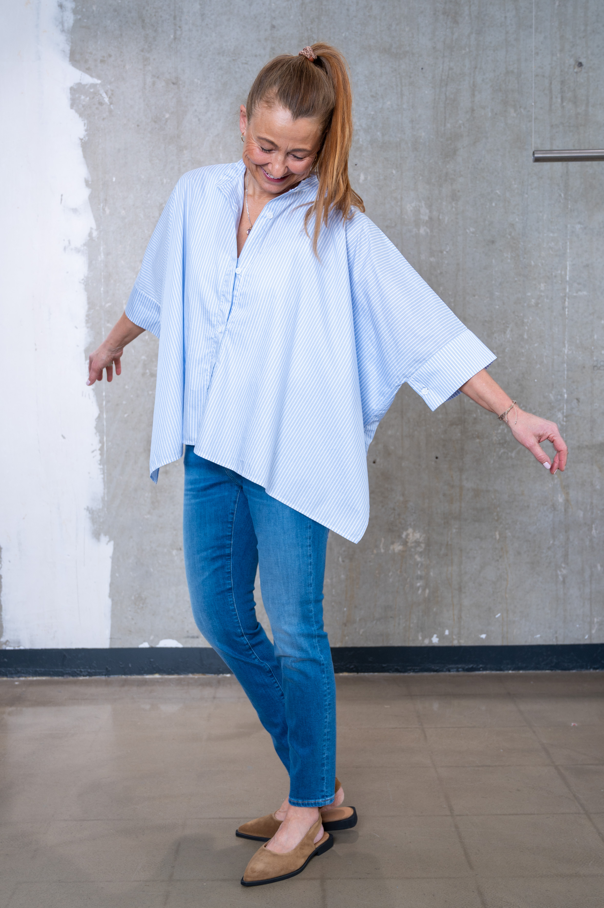 NARLI Bluse gestreift