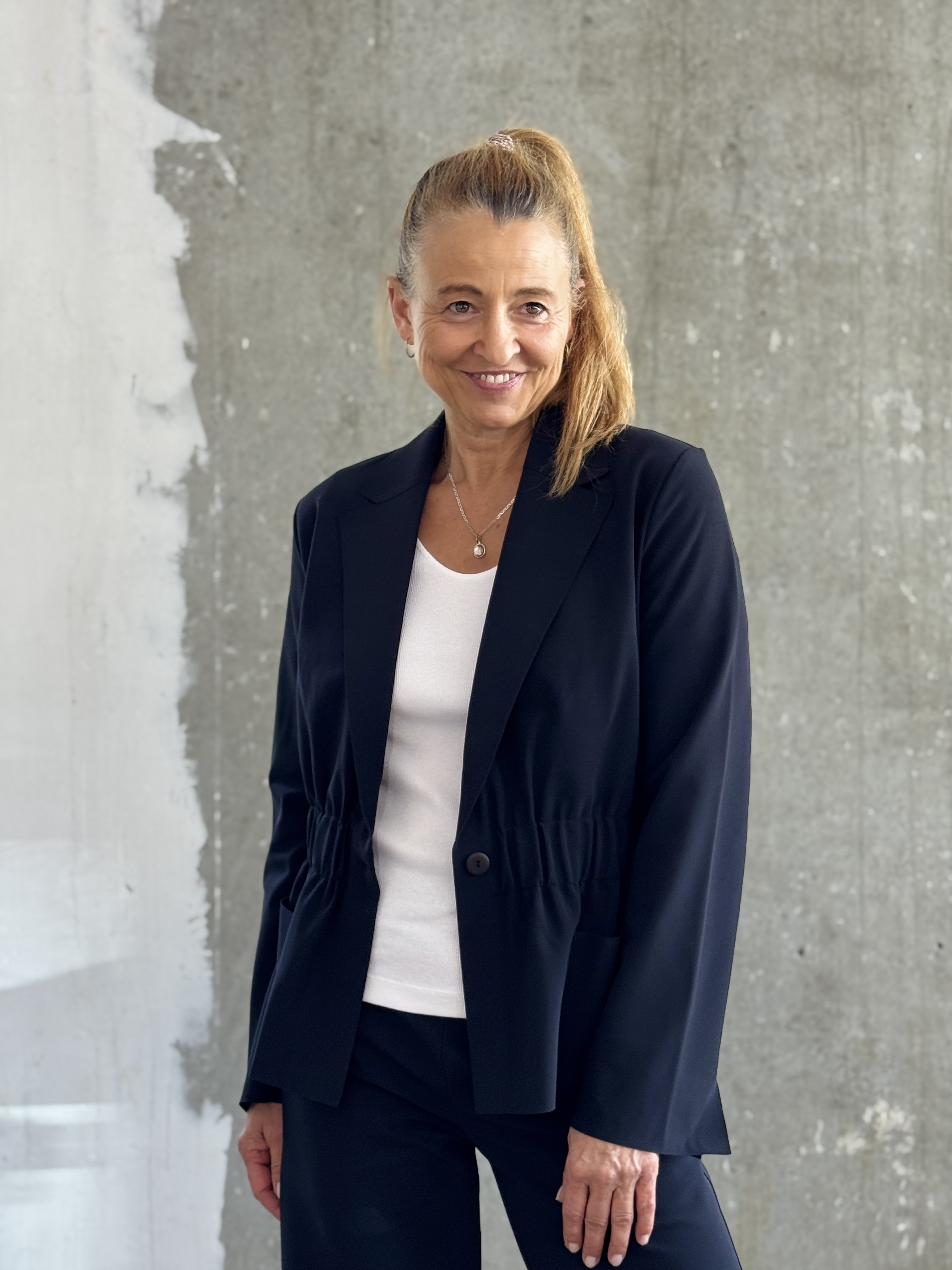 SASSENBACH_Style Jacke NATI schwarz & schoko