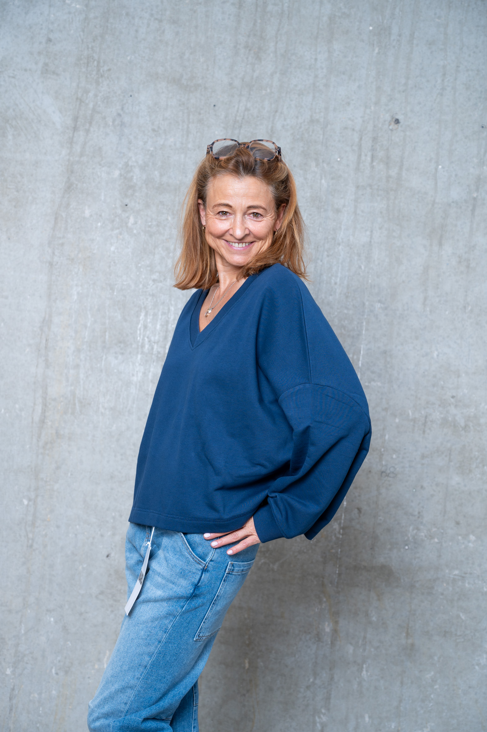 NARLI Sweat V-Ausschnitt 4 Farben