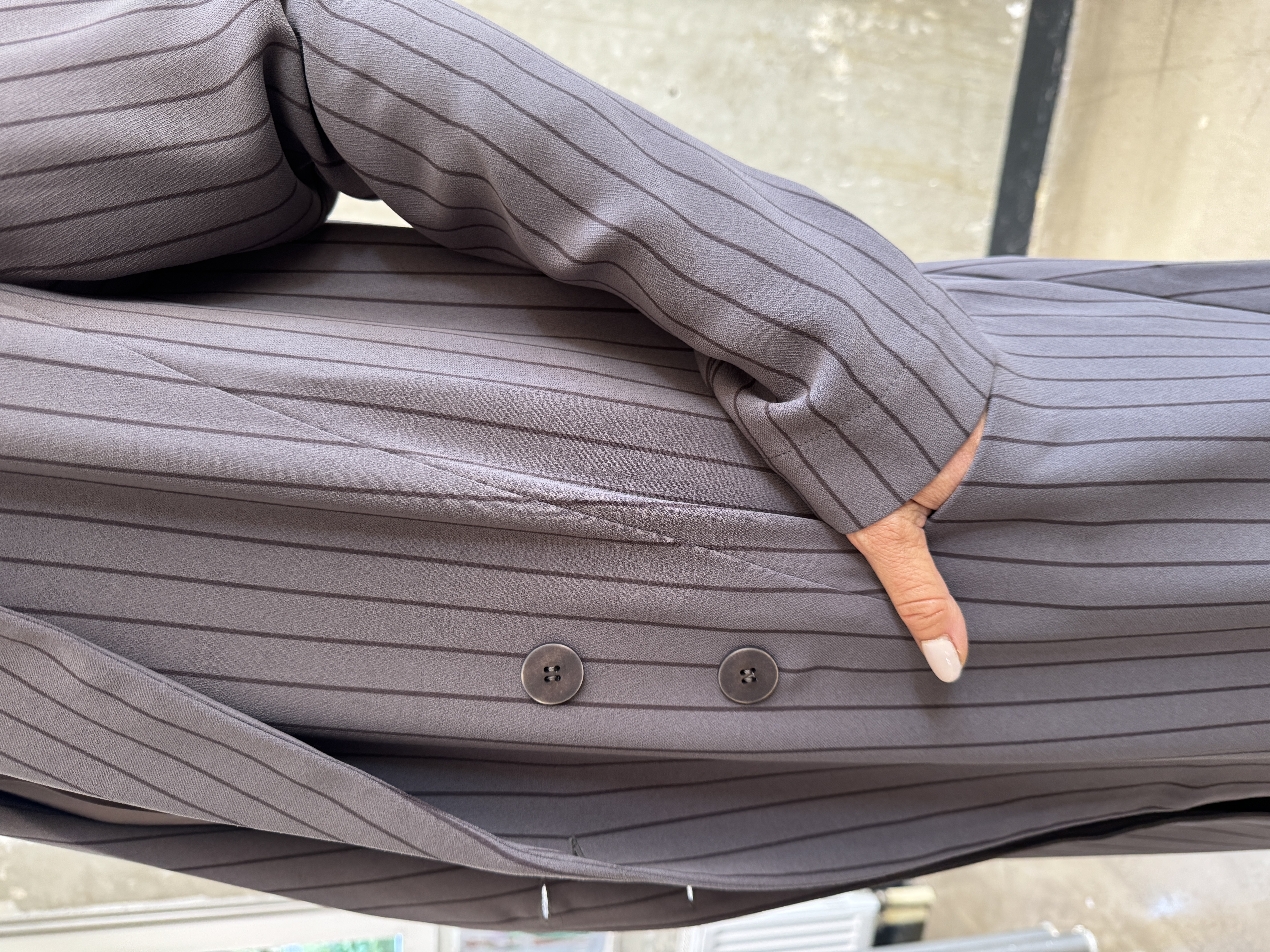 ANIA SCHIERHOLT Mantel 3163/48 stripe