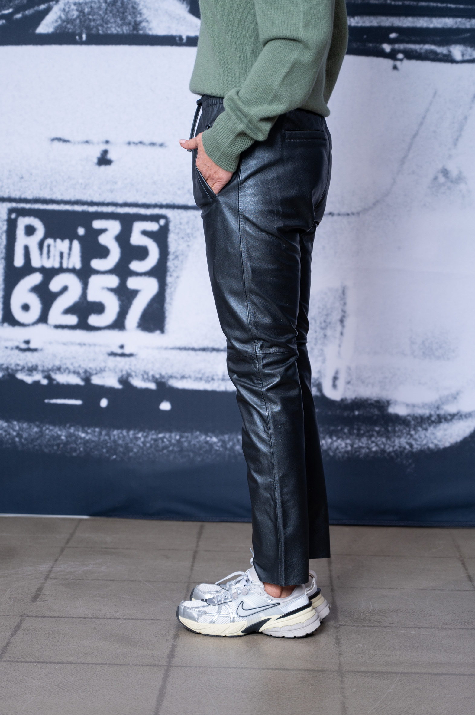 OAKWOOD Lederhose GIFT metallic