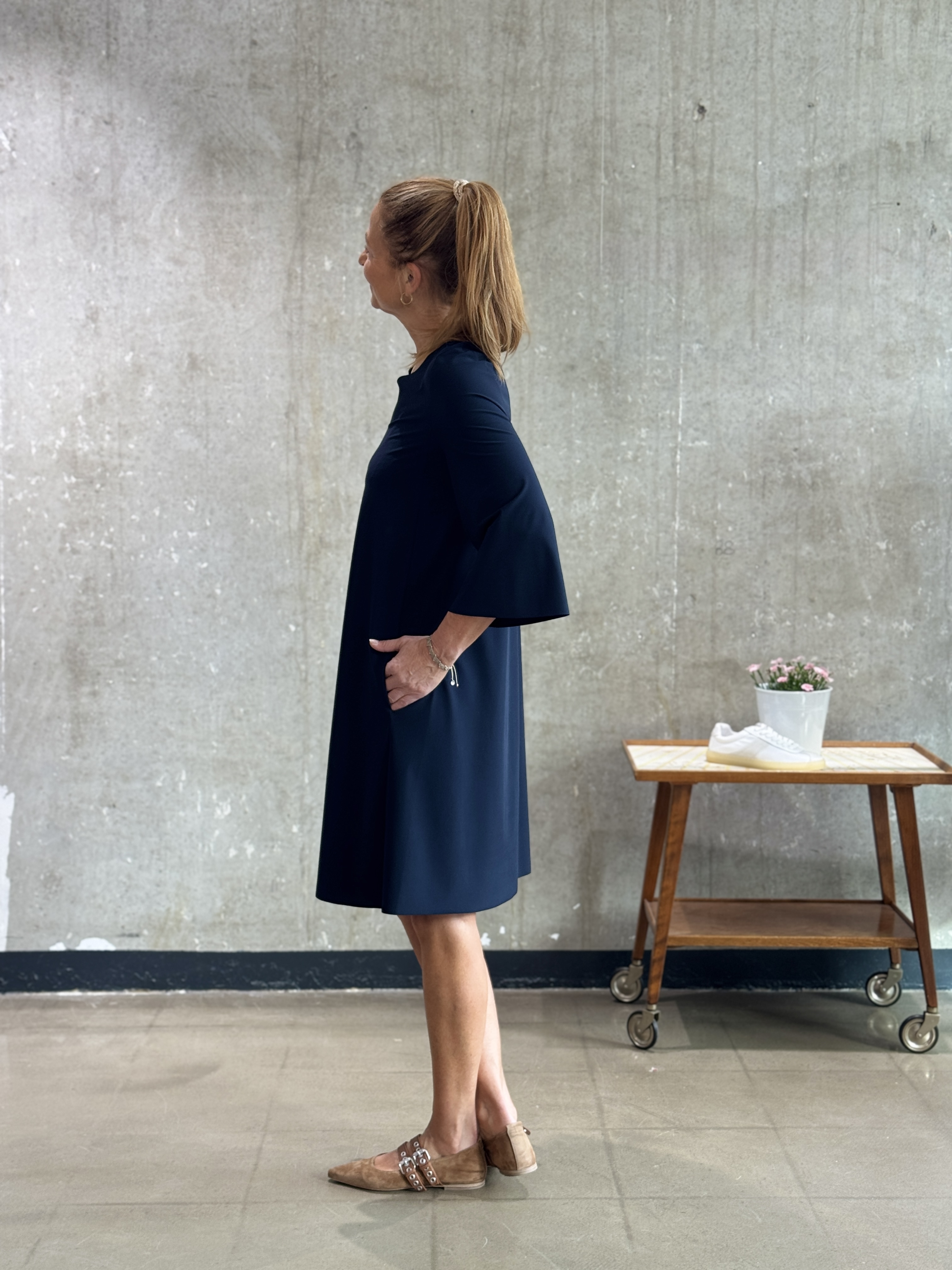SASSENBACH_STYLE Kleid MAGNOLIA nightblue