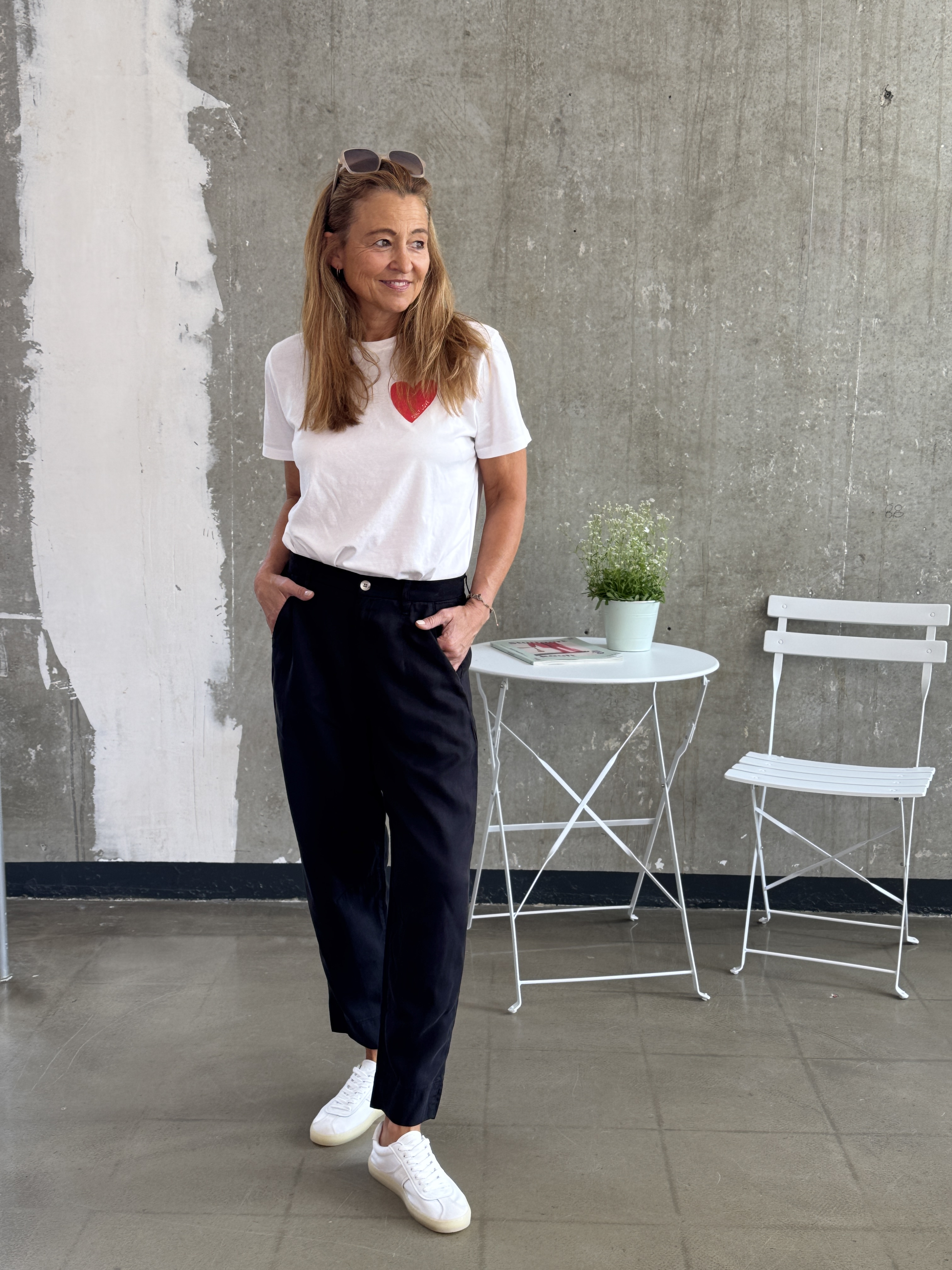 DAWN Stoffhose RAY schwarz