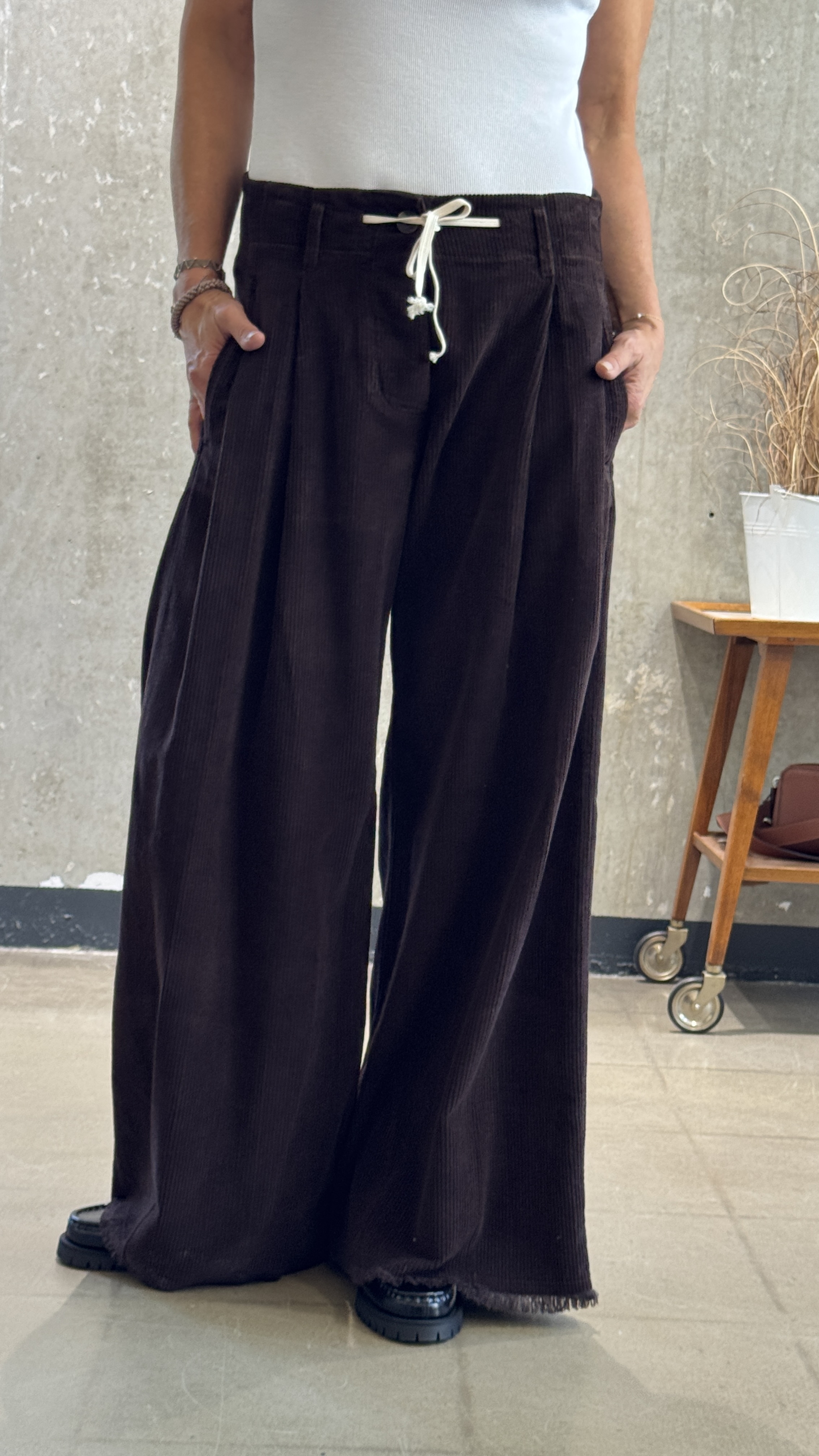 NARLI CORD-Hose night & mocha 36-621 