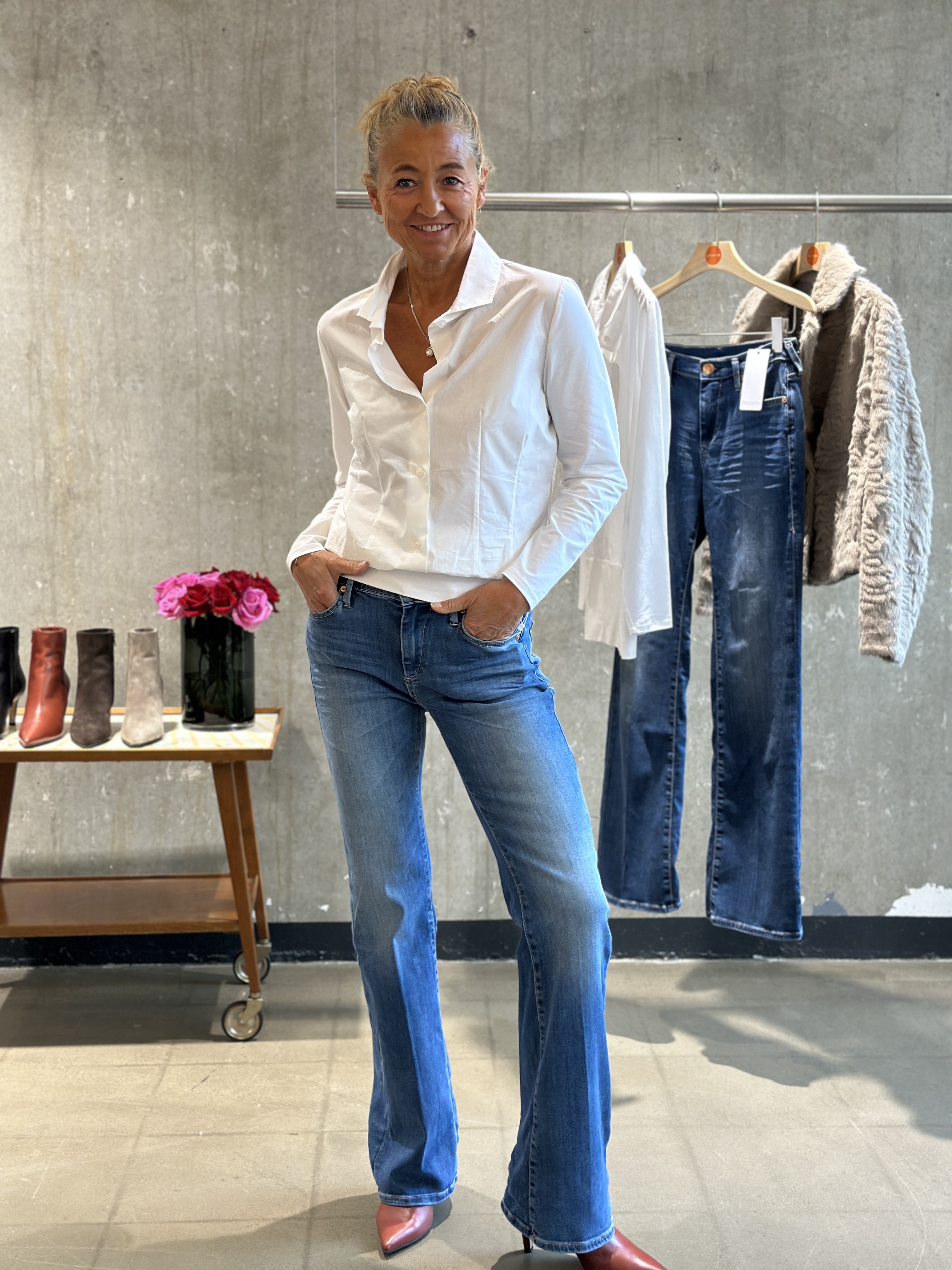 TRUE RELIGION BECCA BOOTCUT blau