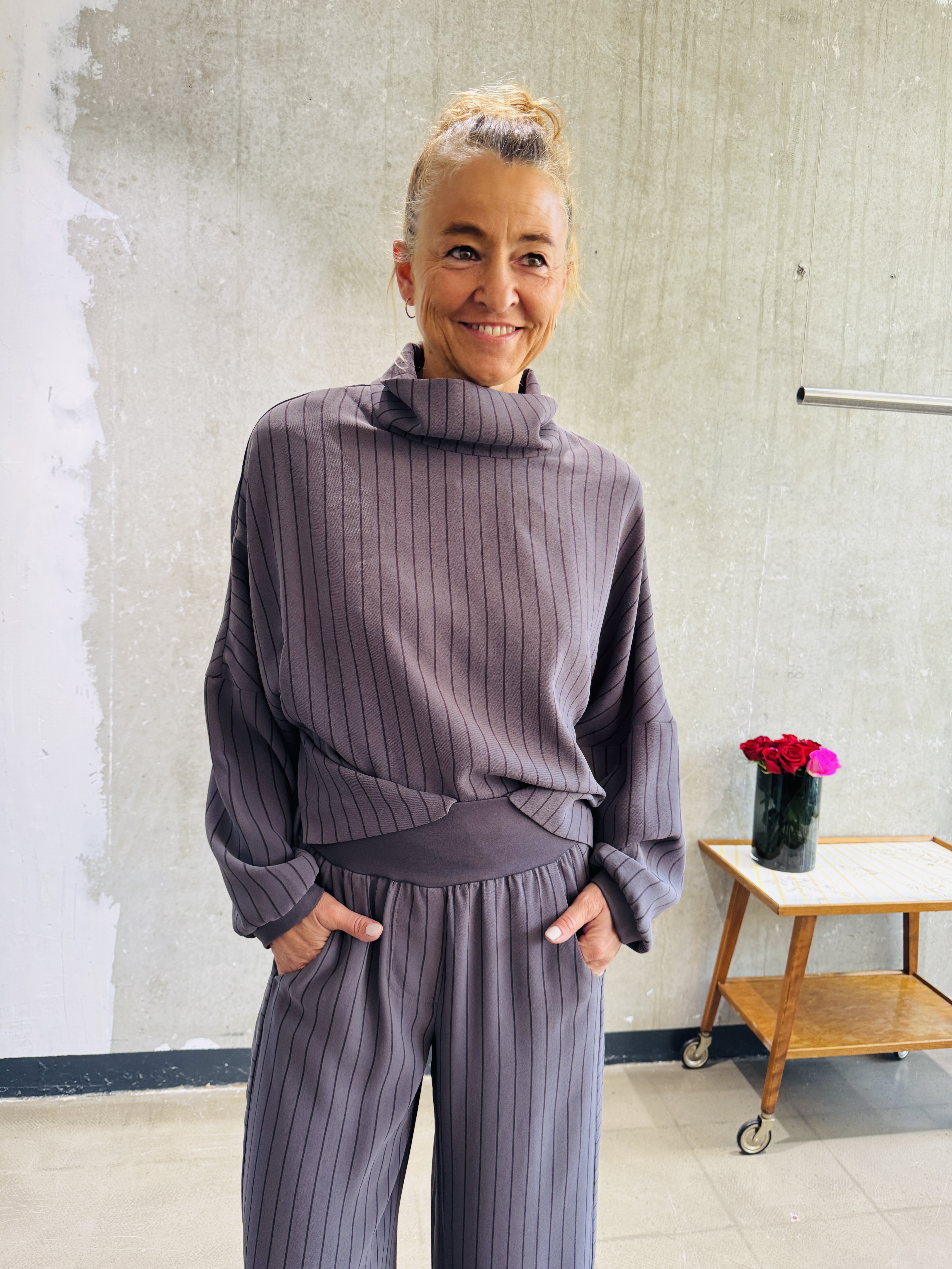 ANIA SCHIERHOLT Bluse 3127/48 stripe