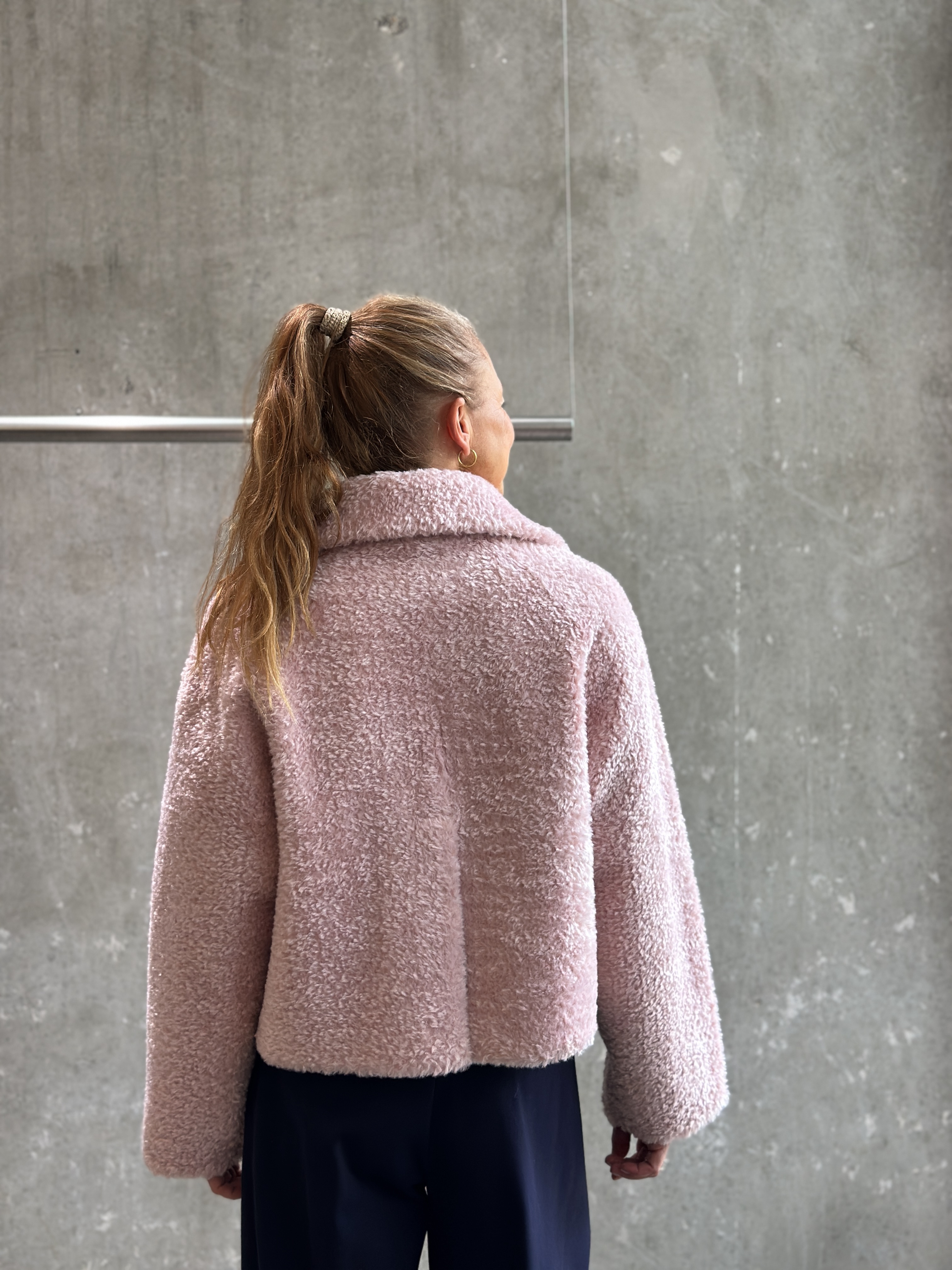 PRIDE TO BE Maerden Fur Jacke HELI brown & rose