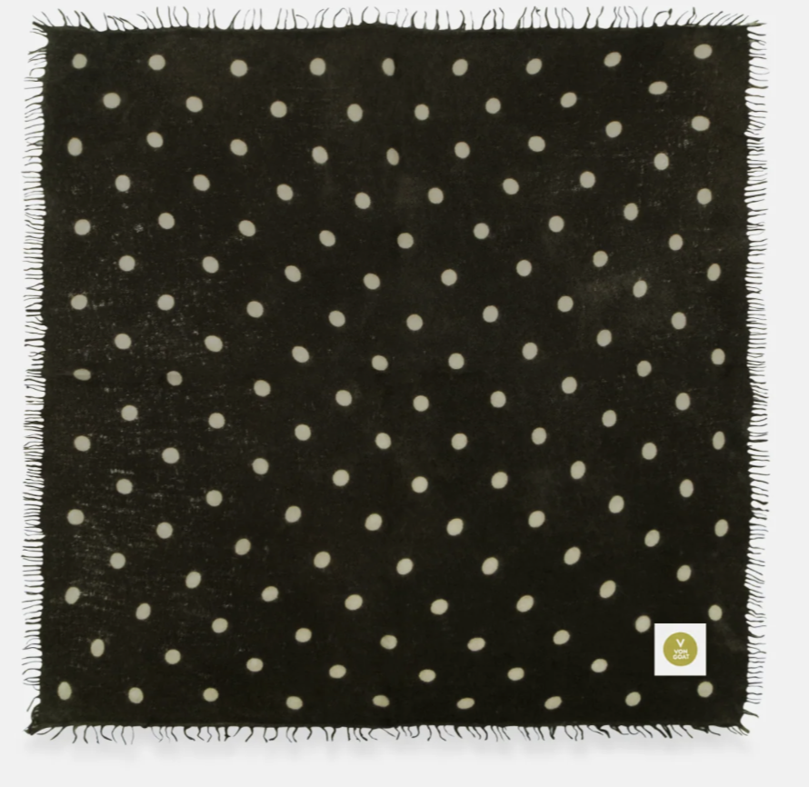 VON GOAT Bandana Polka Dots canteen/greige