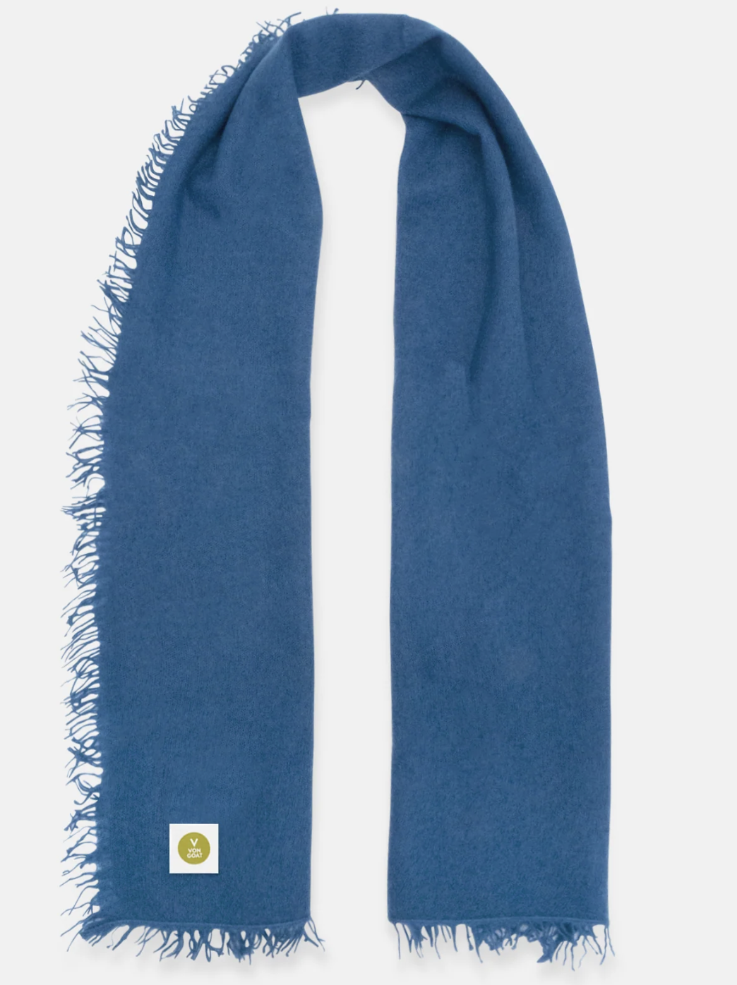 VON GOAT Cashmere Schal denim medium