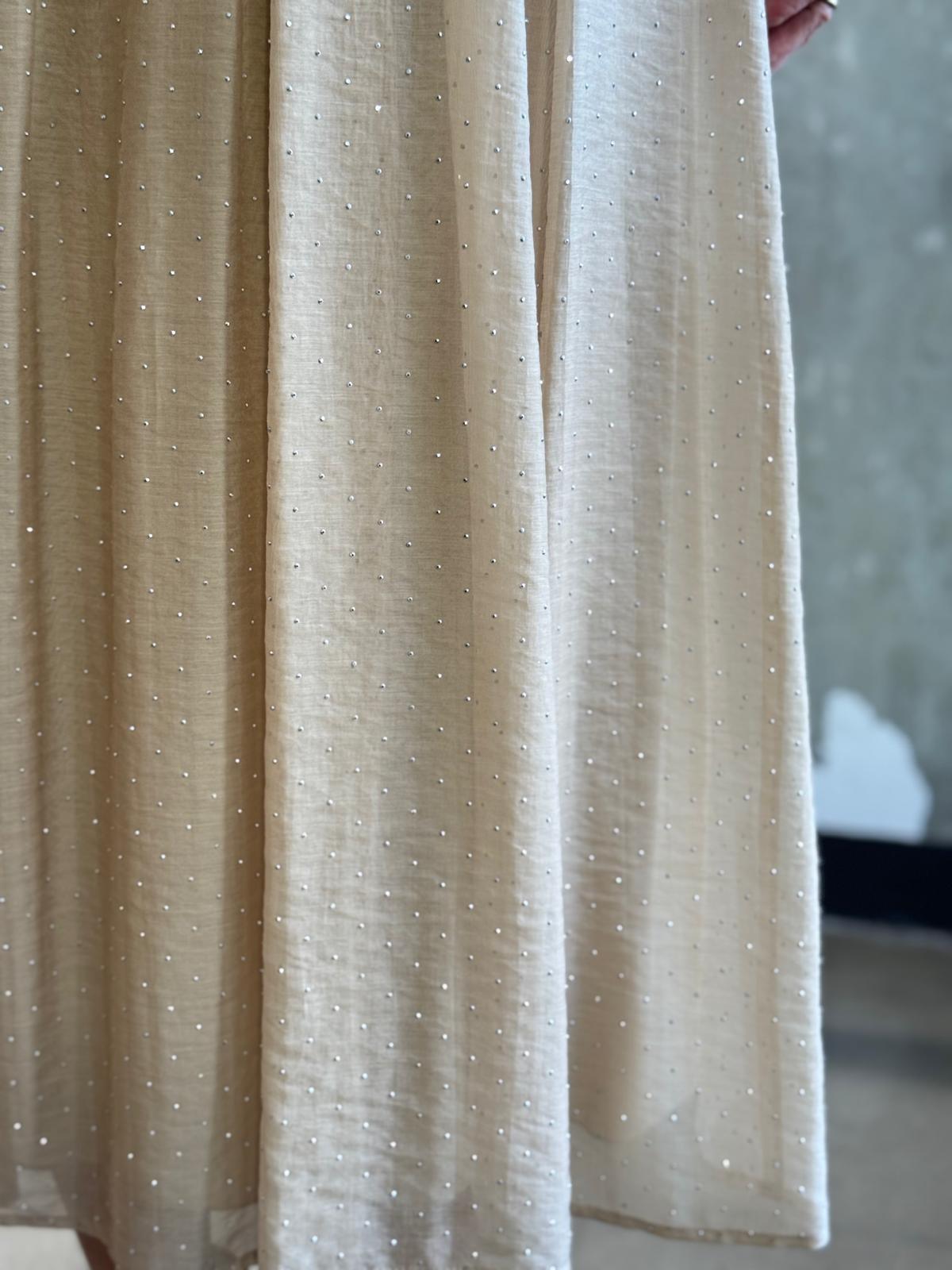 LUISA CERANON Rock mit Glitzersteinen 