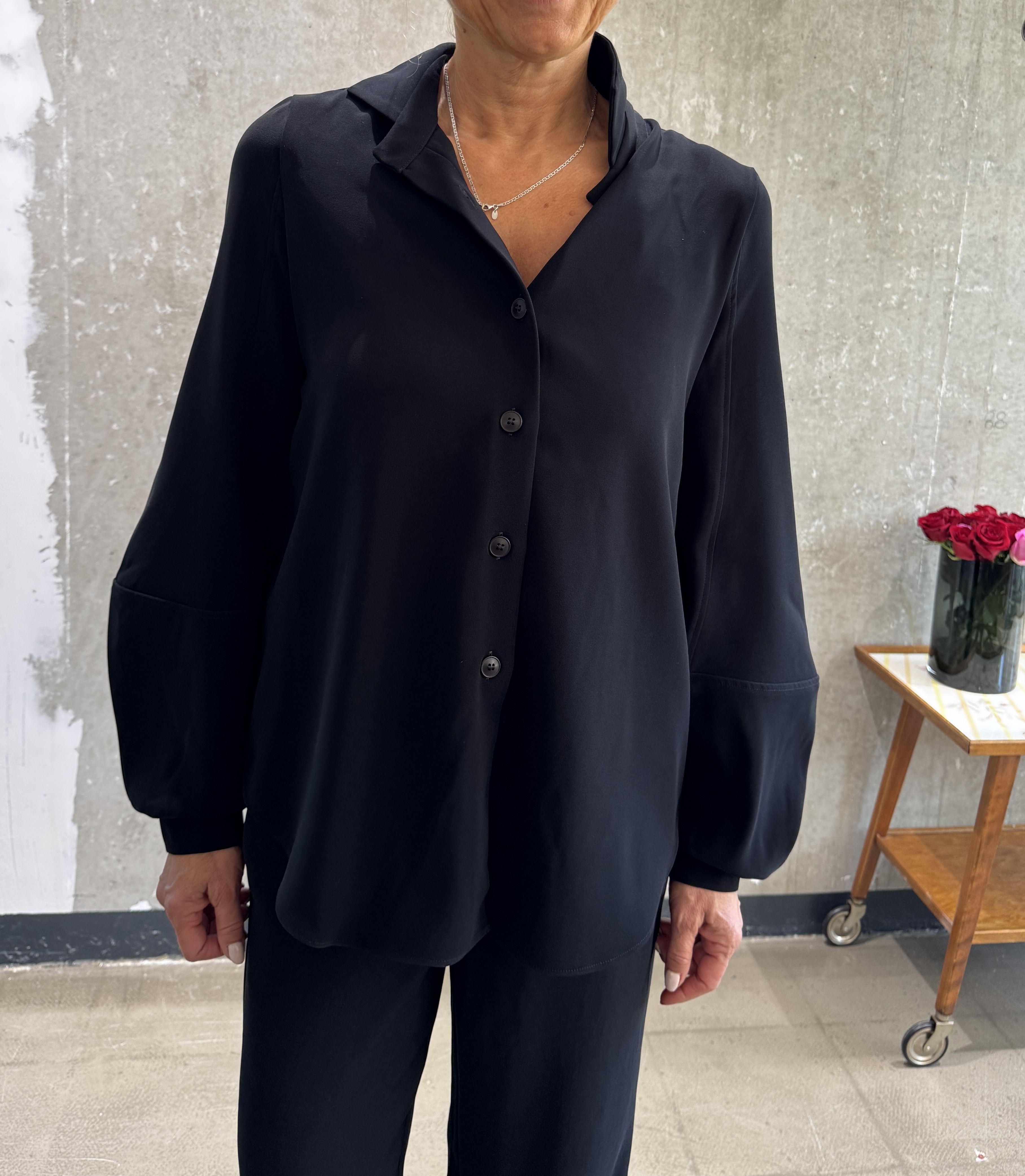 Ania Schierholt Bluse 3113/61 schwarz