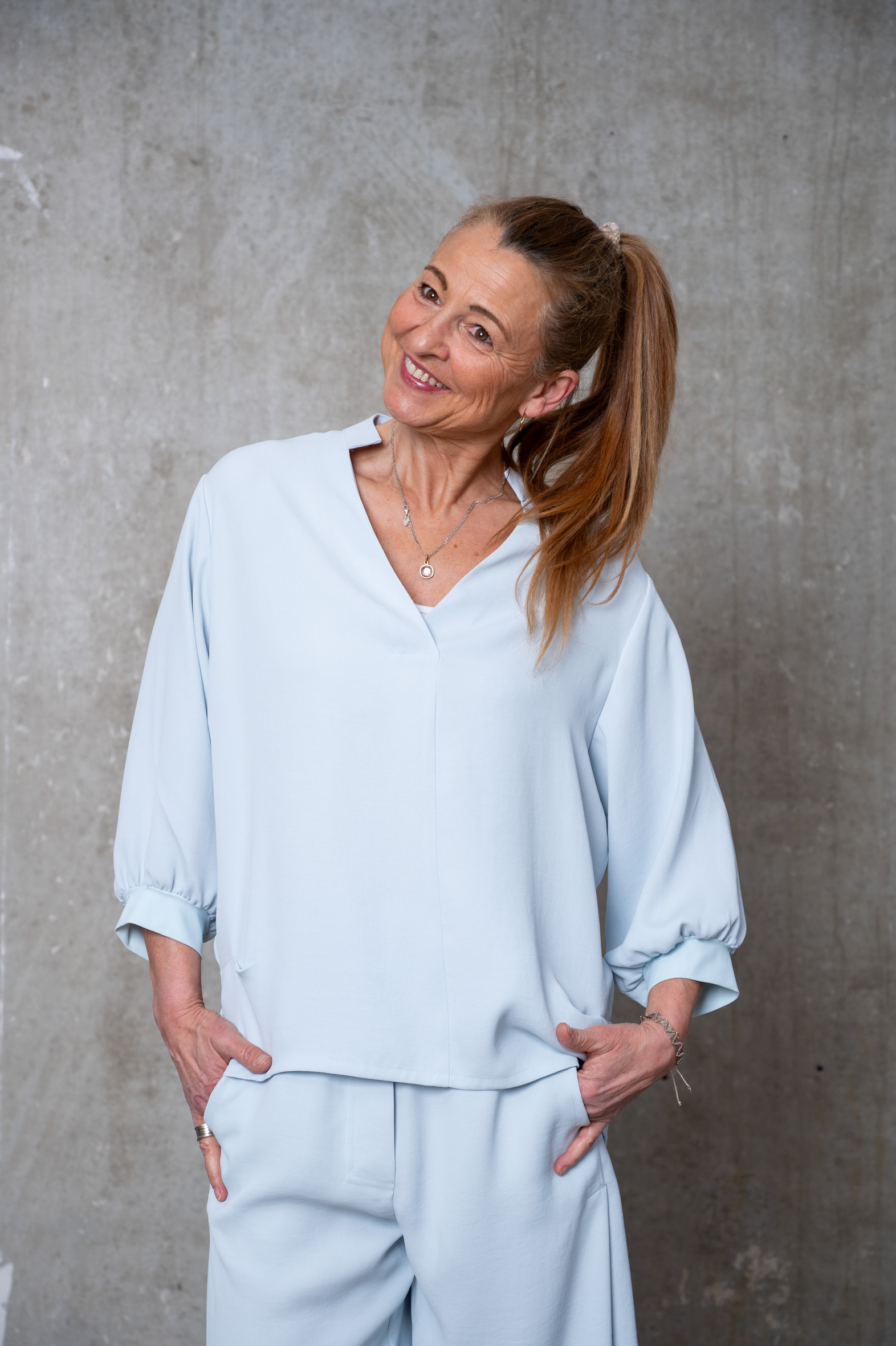 ANIA SCHIERHOLT Bluse 3234/37 water