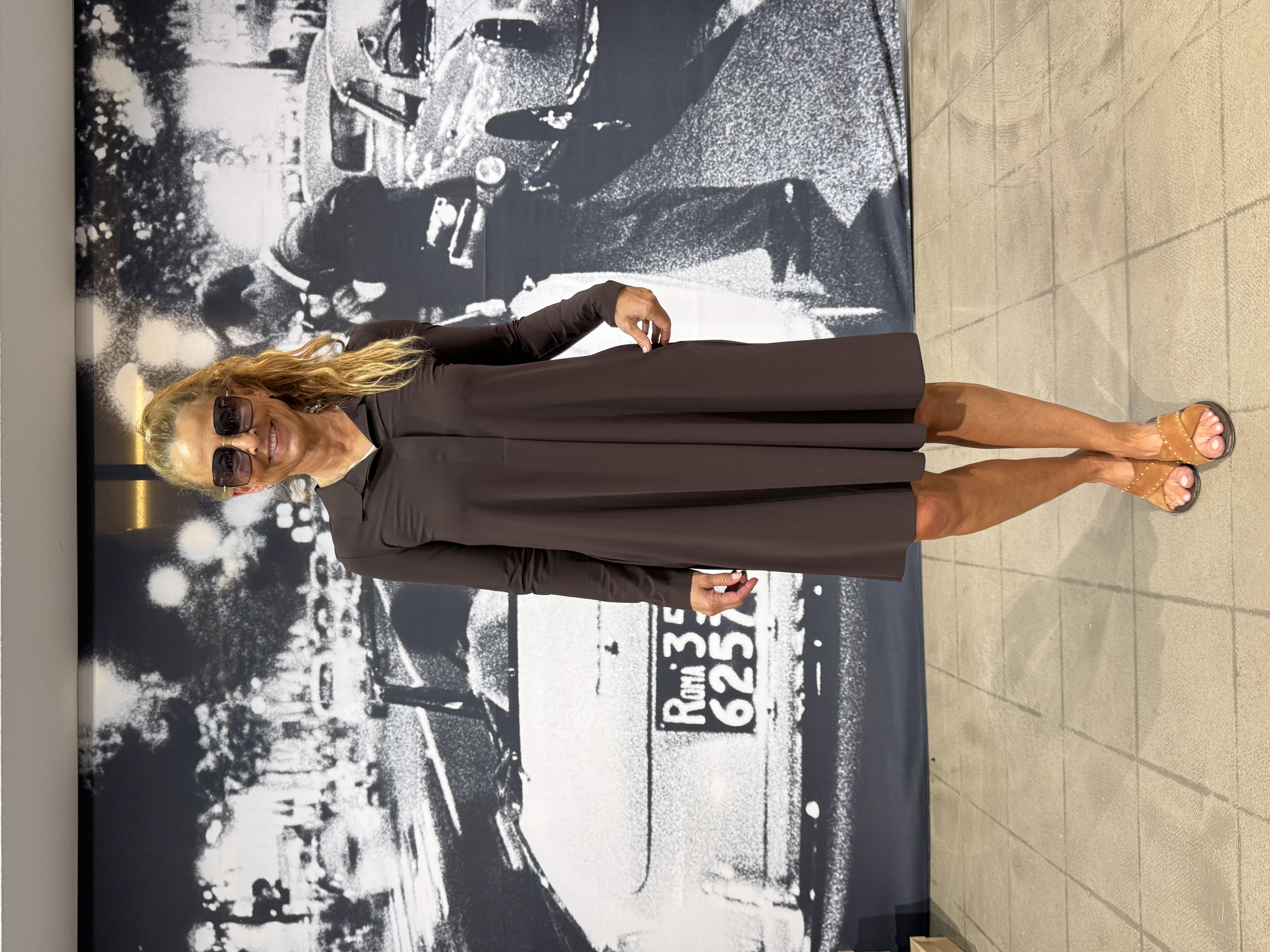 SASSENBACH_Style Kleid LATIFA schoko