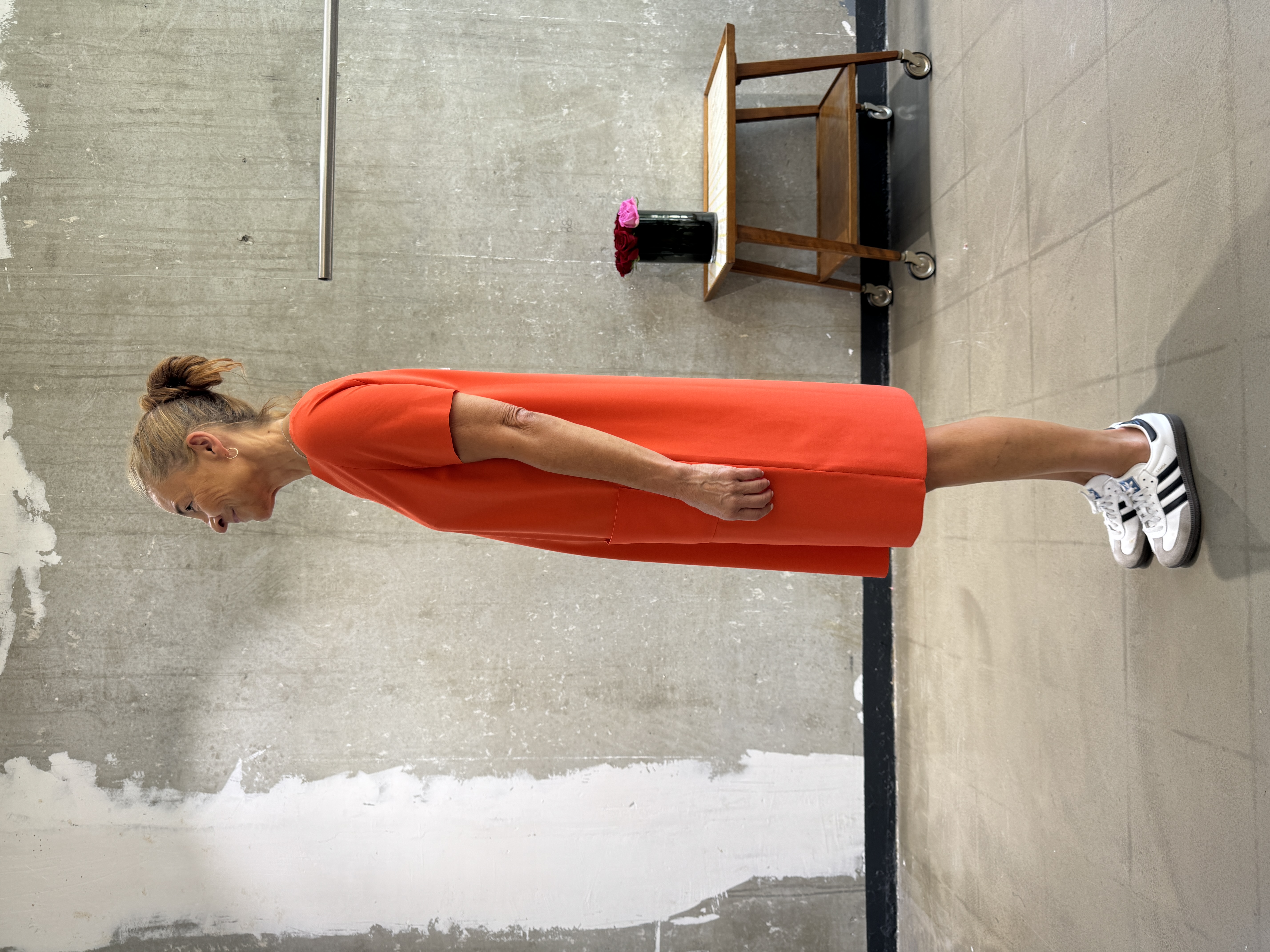 SASSENBACH_Style Kleid DEBBIE aperol