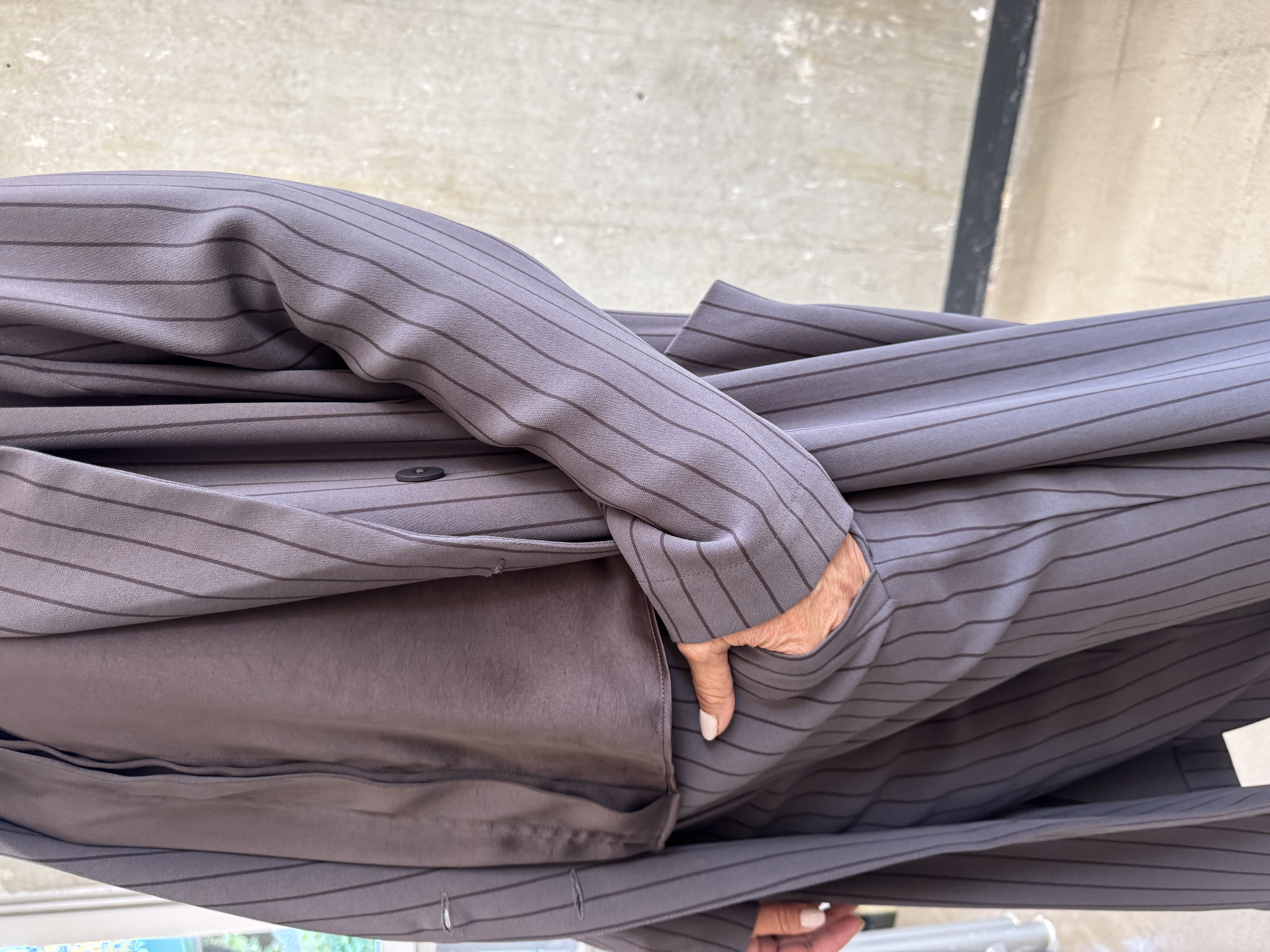 ANIA SCHIERHOLT Mantel 3163/48 stripe