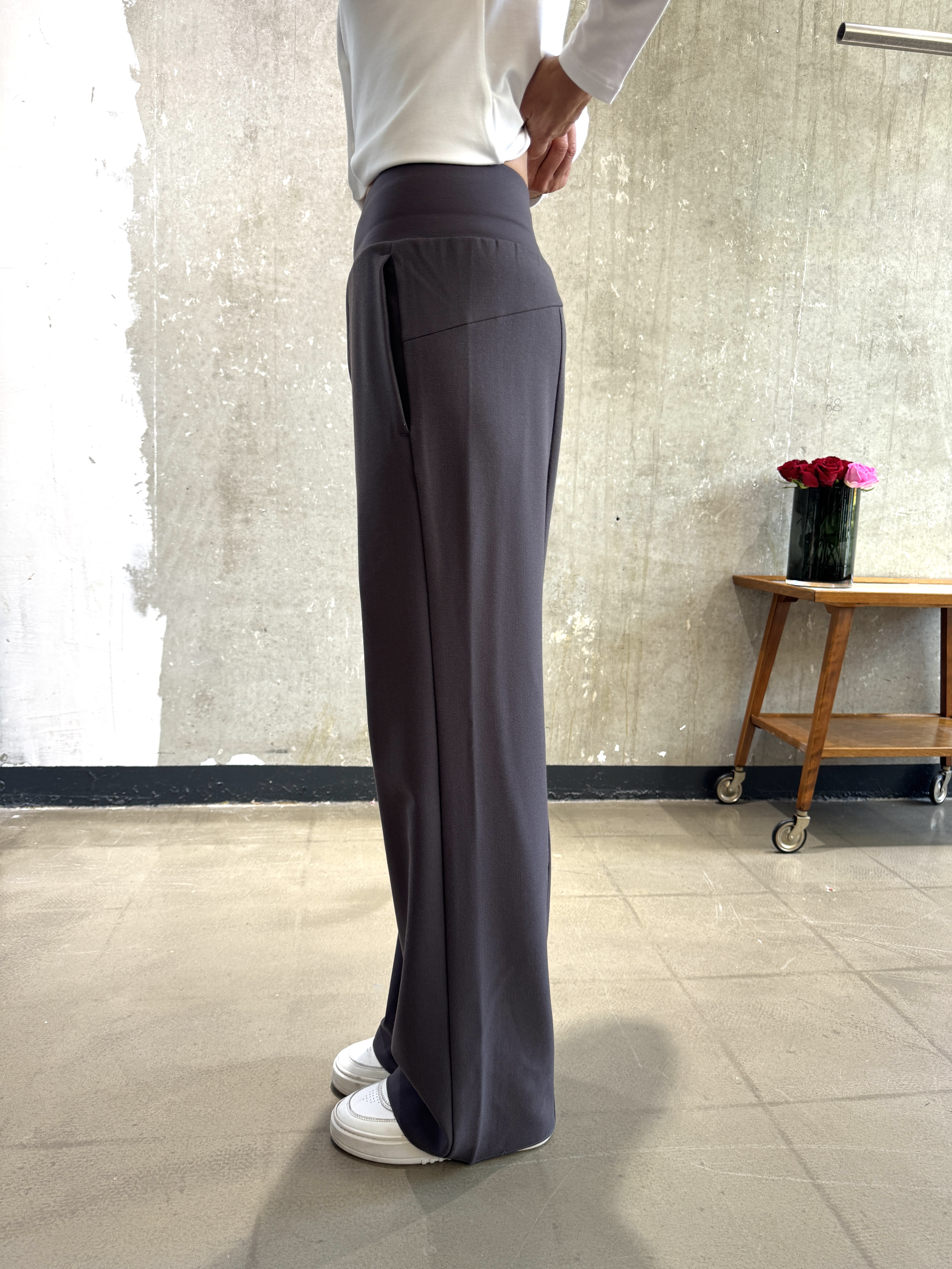 ANIA SCHIERHOLT Hose 3184/51 mauve + schwarz