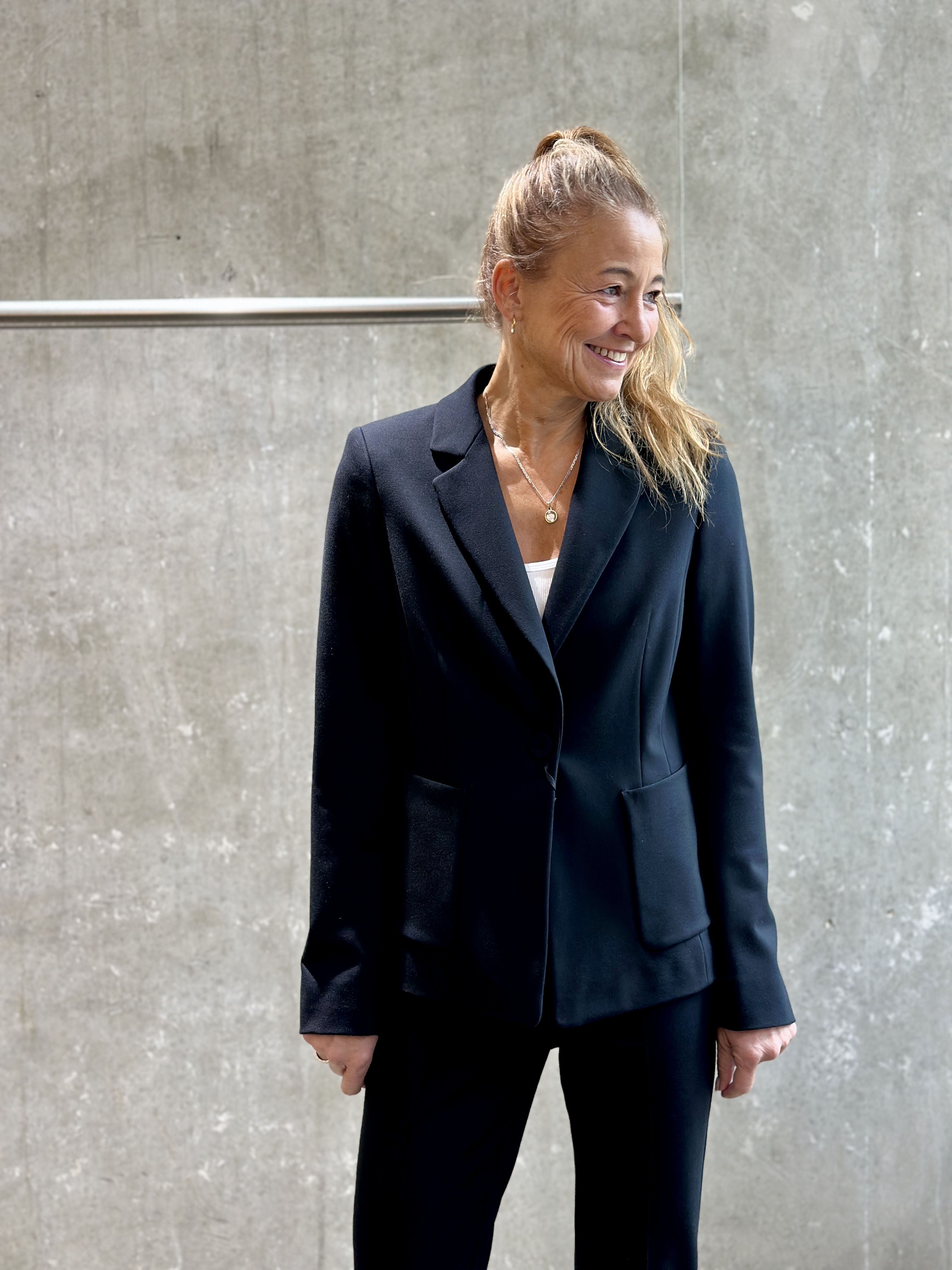 LUISA CERANO Blazer aus Punto Milano 