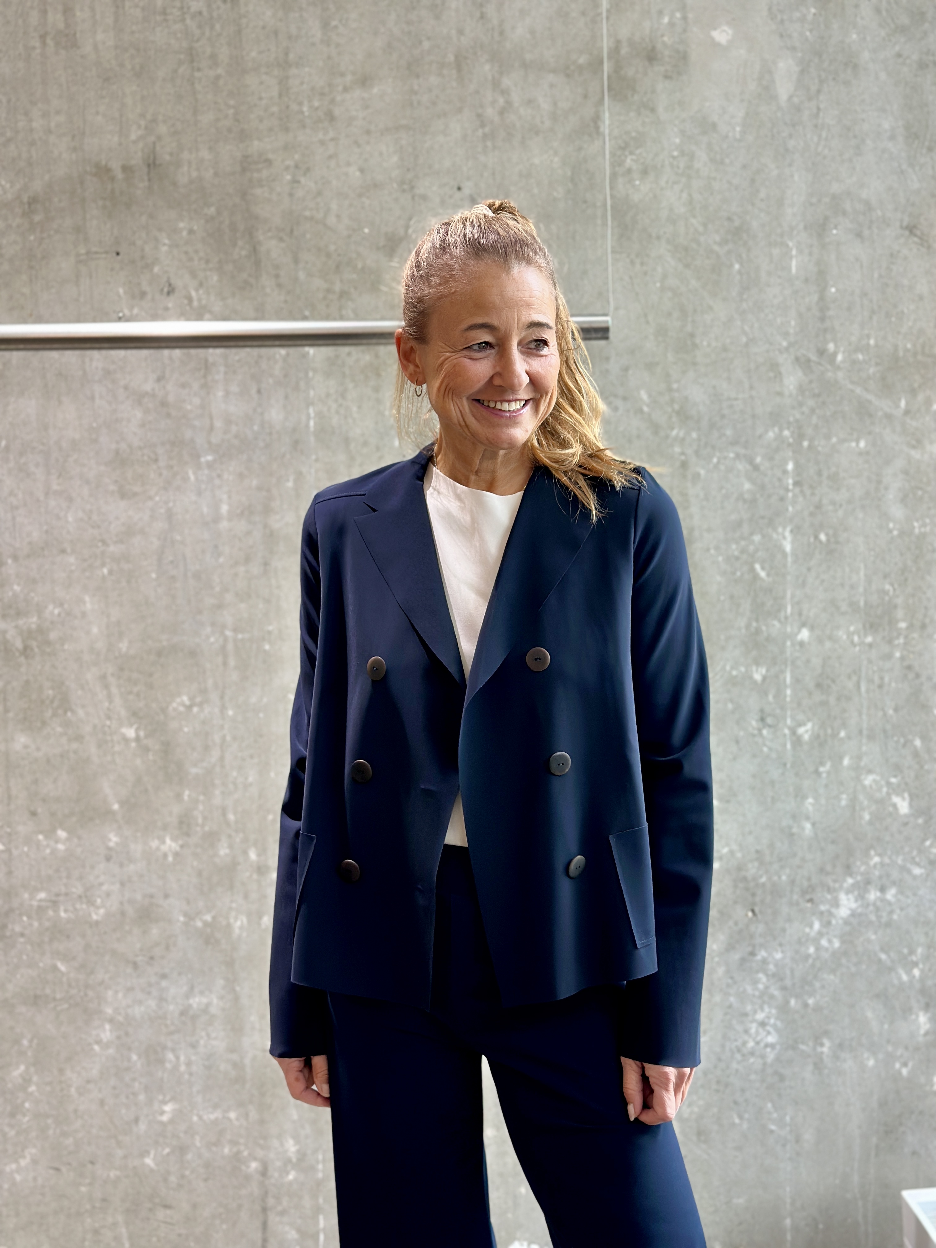 SASSENBACH_STYLE Jacke KAJA schoko, schwarz & blau 342