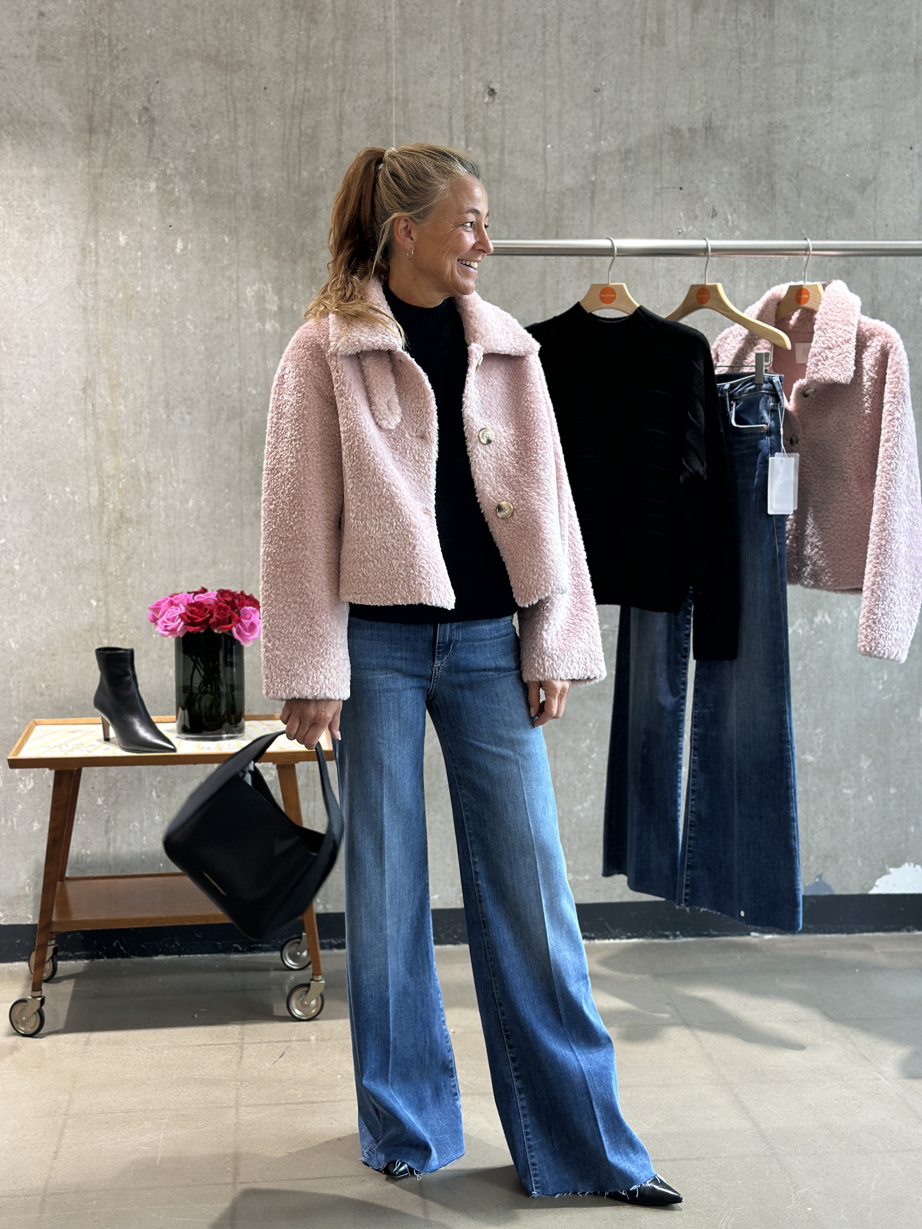 PRIDE TO BE Maerden Fur Jacke HELI brown & rose