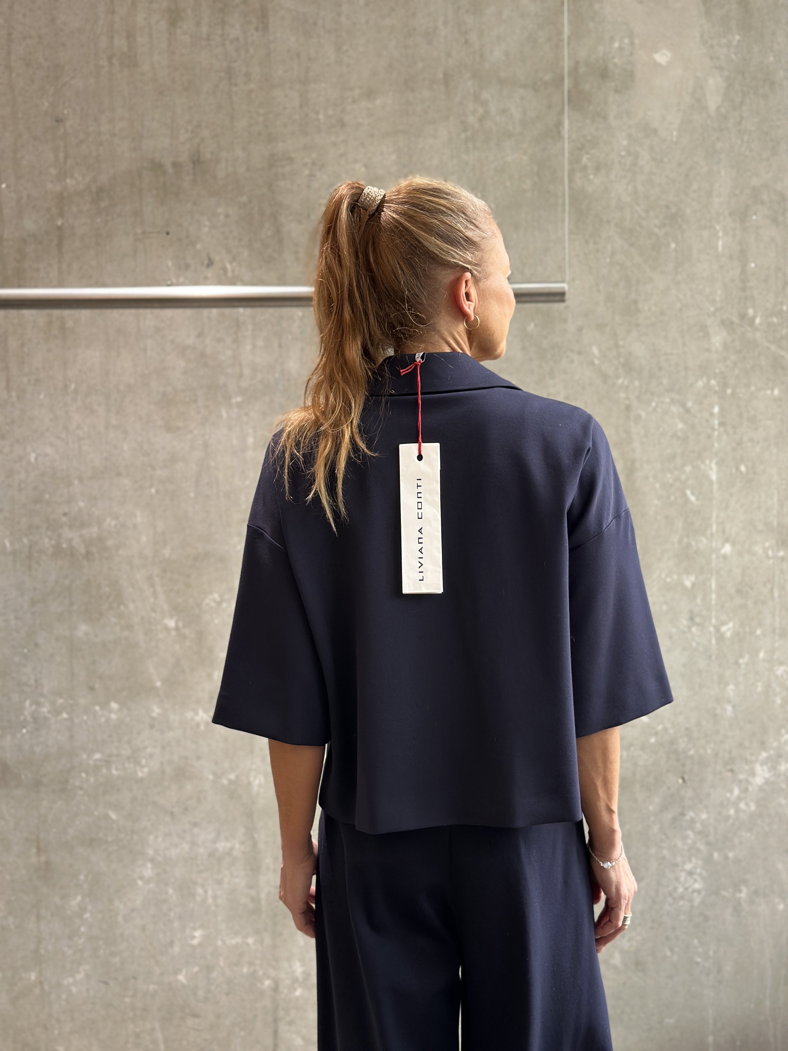 LIVIANA CONTI Blusen-Shirt blau