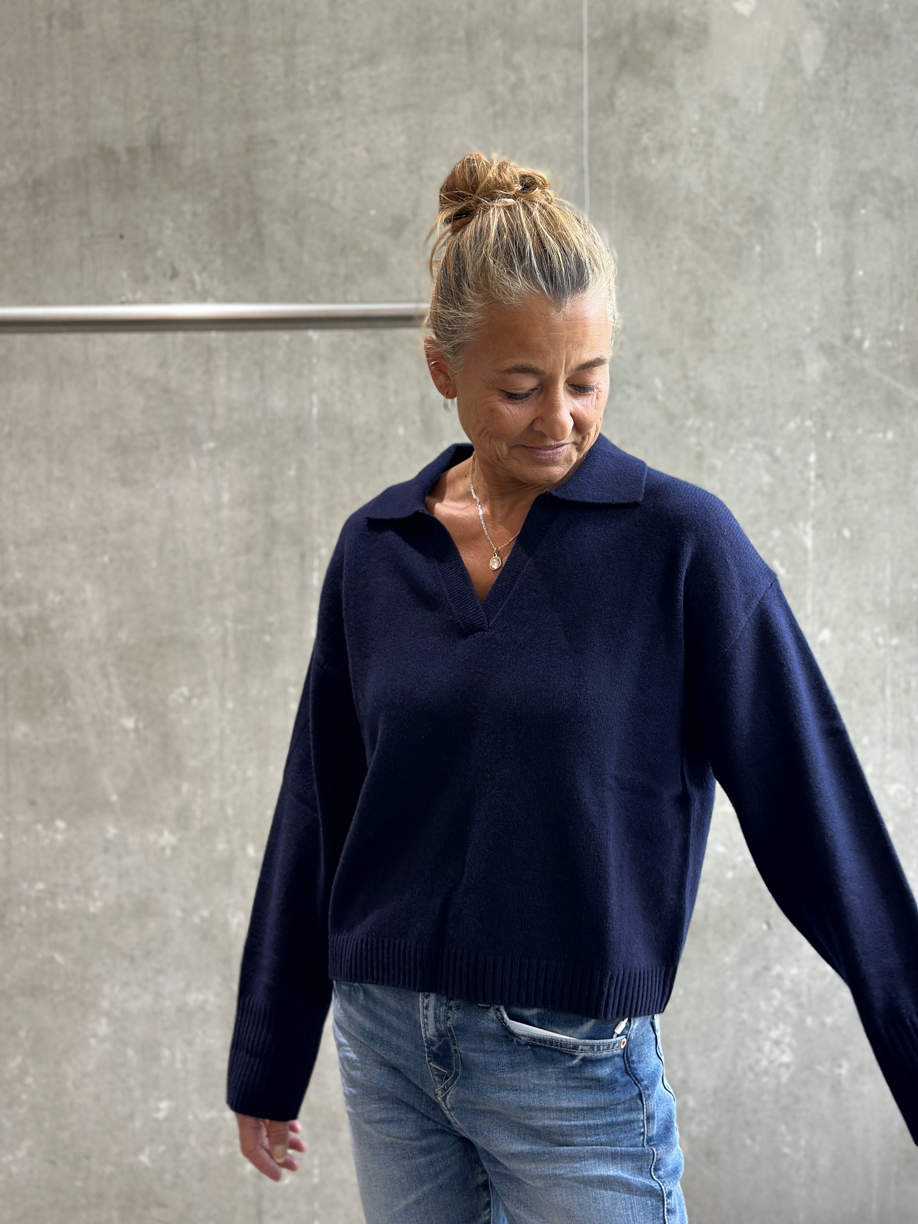 HANDMADE Polo Sweater