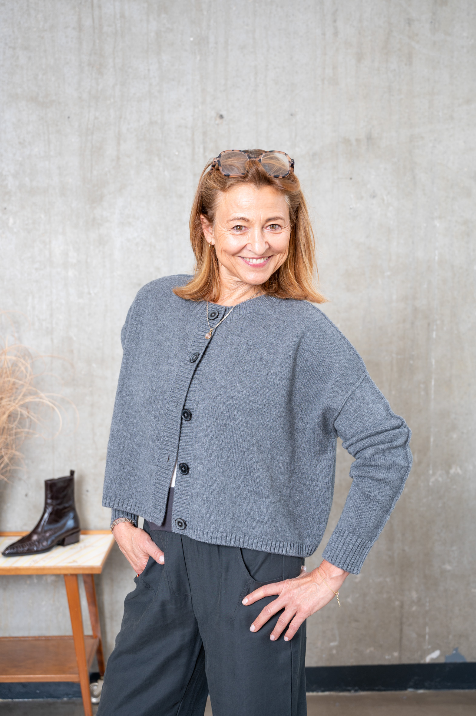 NARLI Cardigan flannel