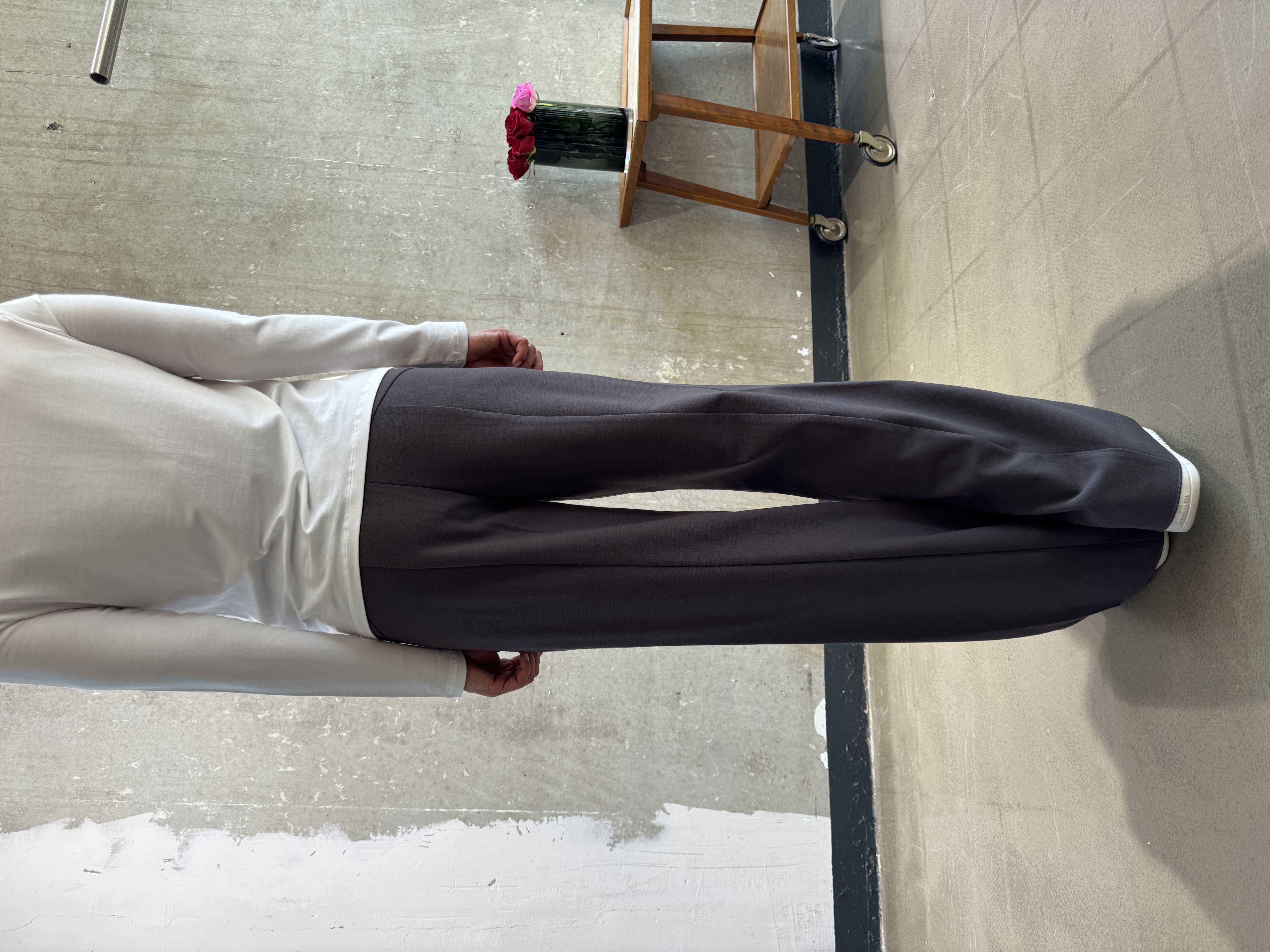 ANIA SCHIERHOLT Hose 3184/51 mauve + schwarz