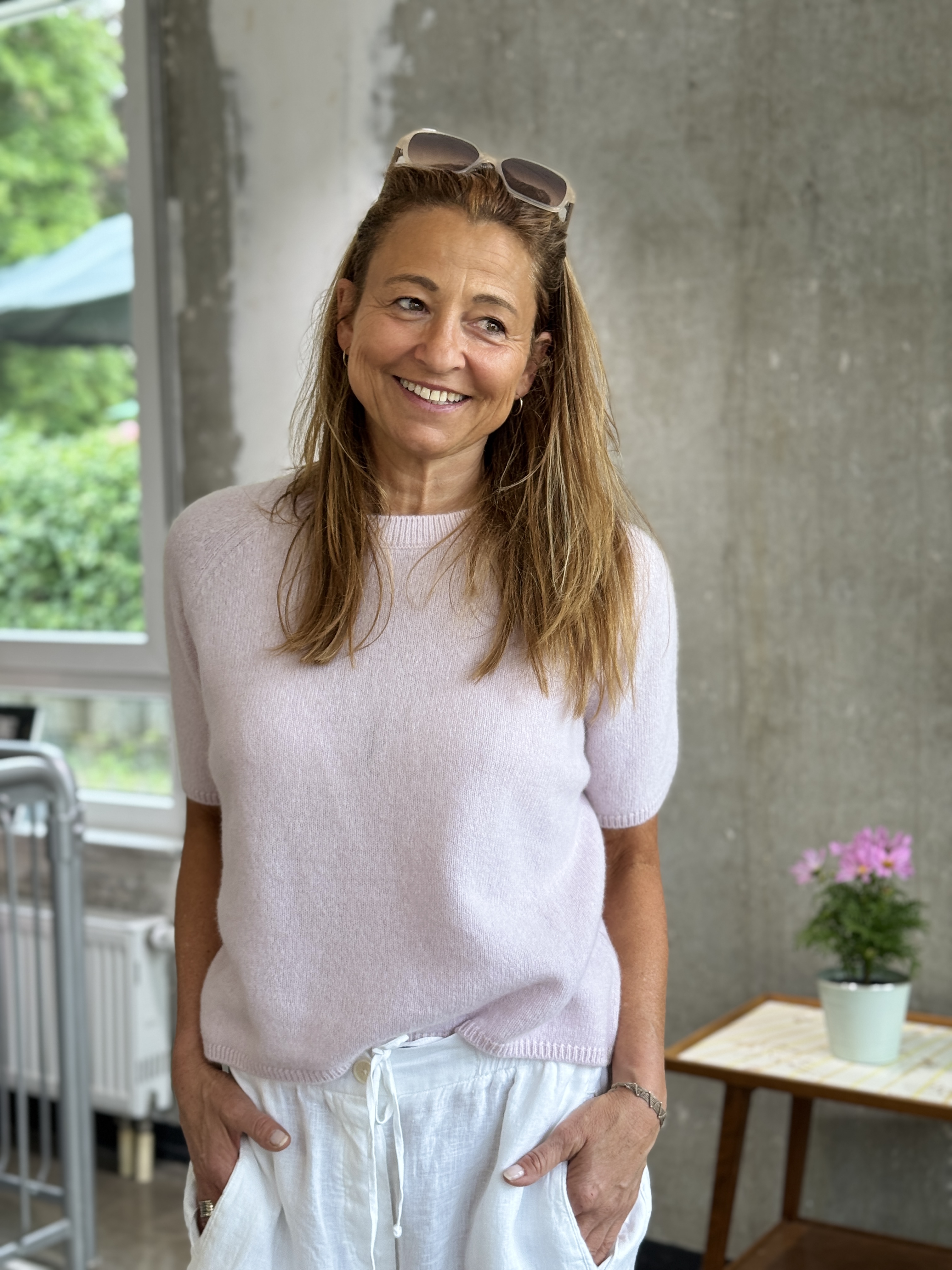 NARLI Kurzarm Pullover hin 3 Farben