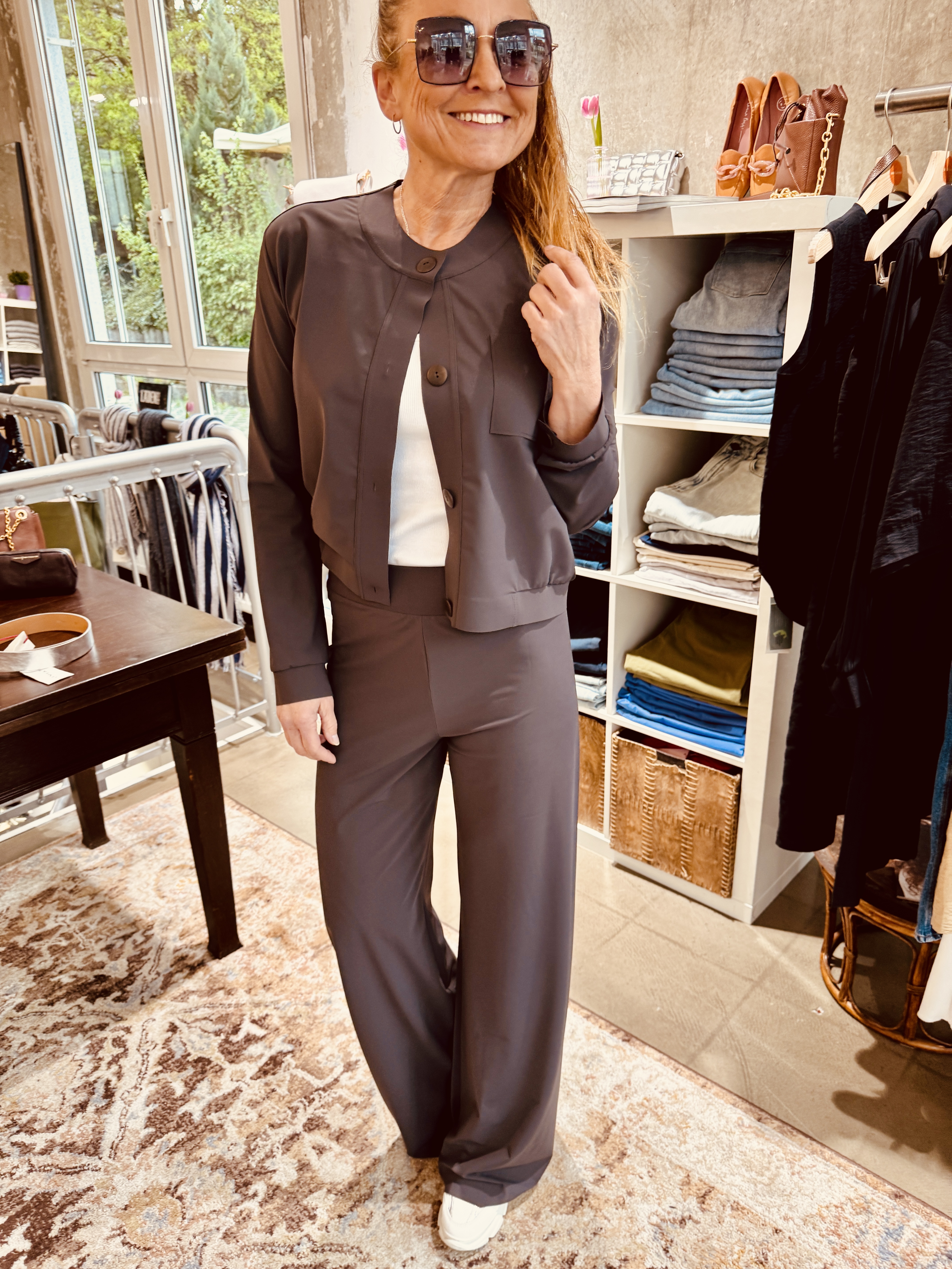 SASSENBACH_Style Jacke HANNA schoko