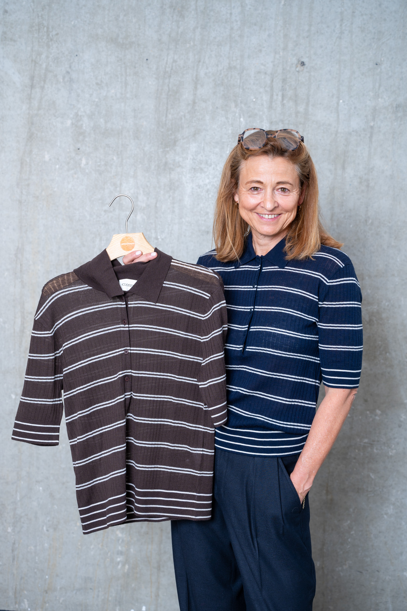 Polo-Shirt aus Wolle in 2 Farben