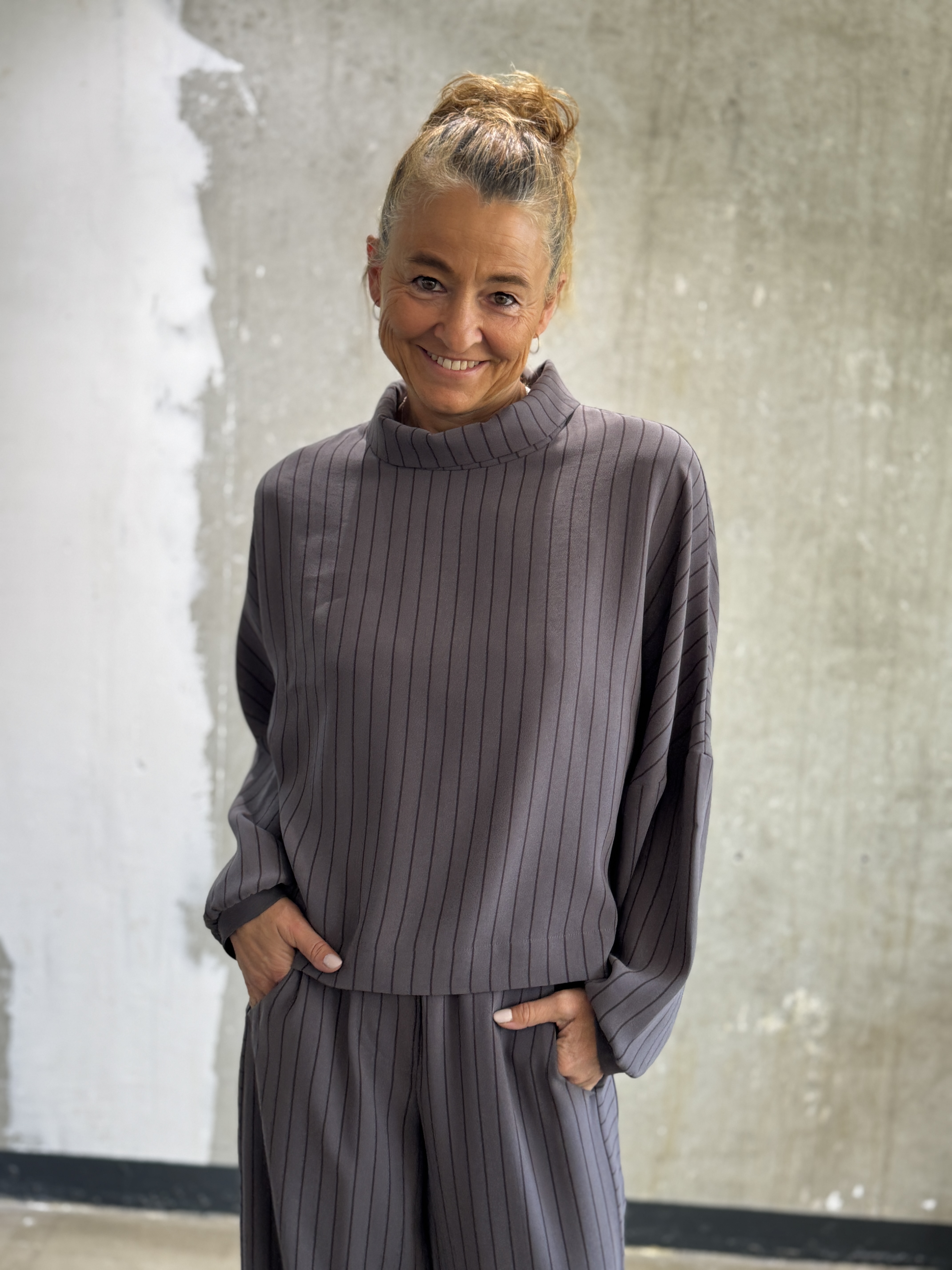 ANIA SCHIERHOLT Bluse 3127/48 stripe