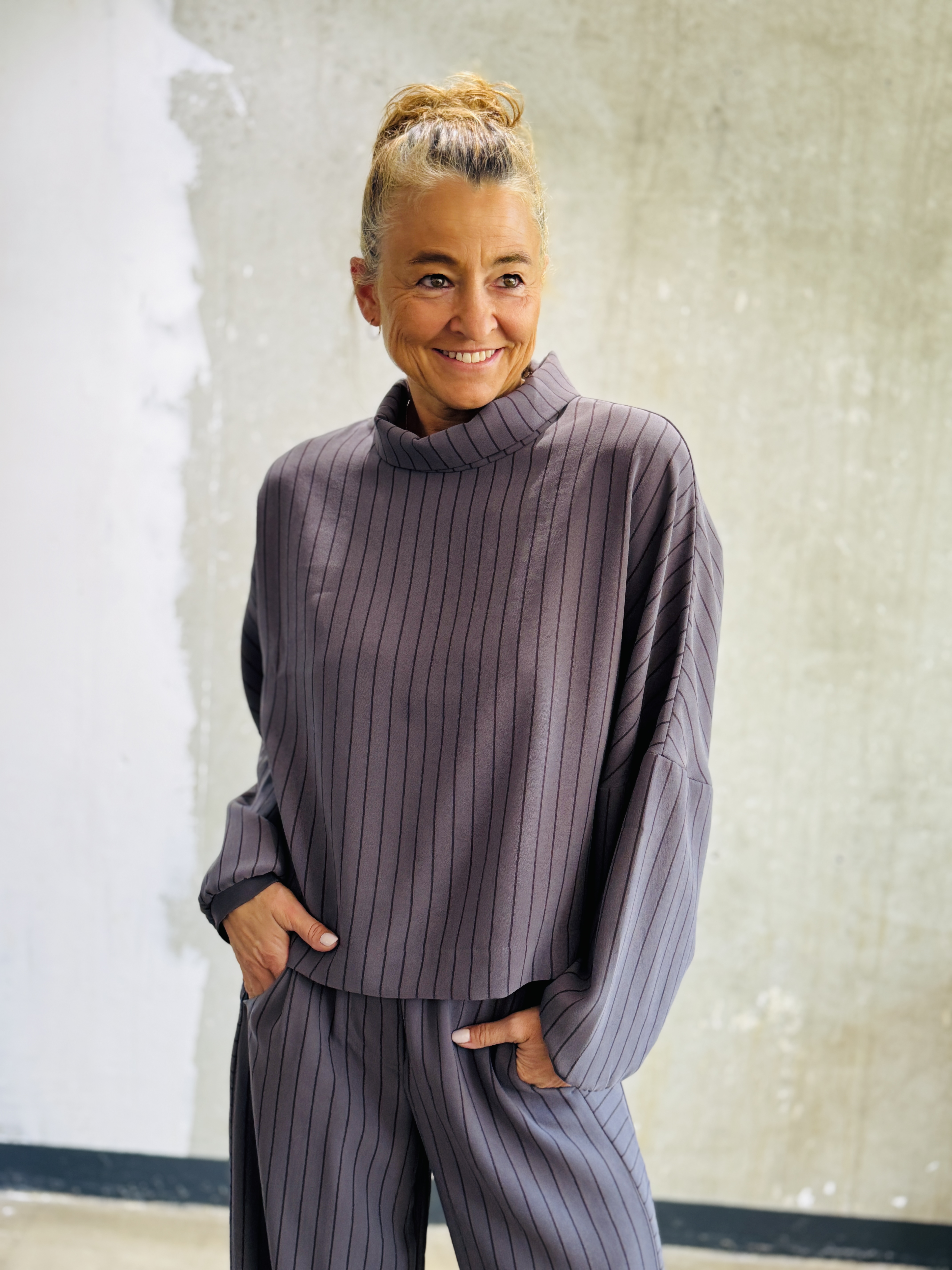 ANIA SCHIERHOLT Bluse 3127/48 stripe