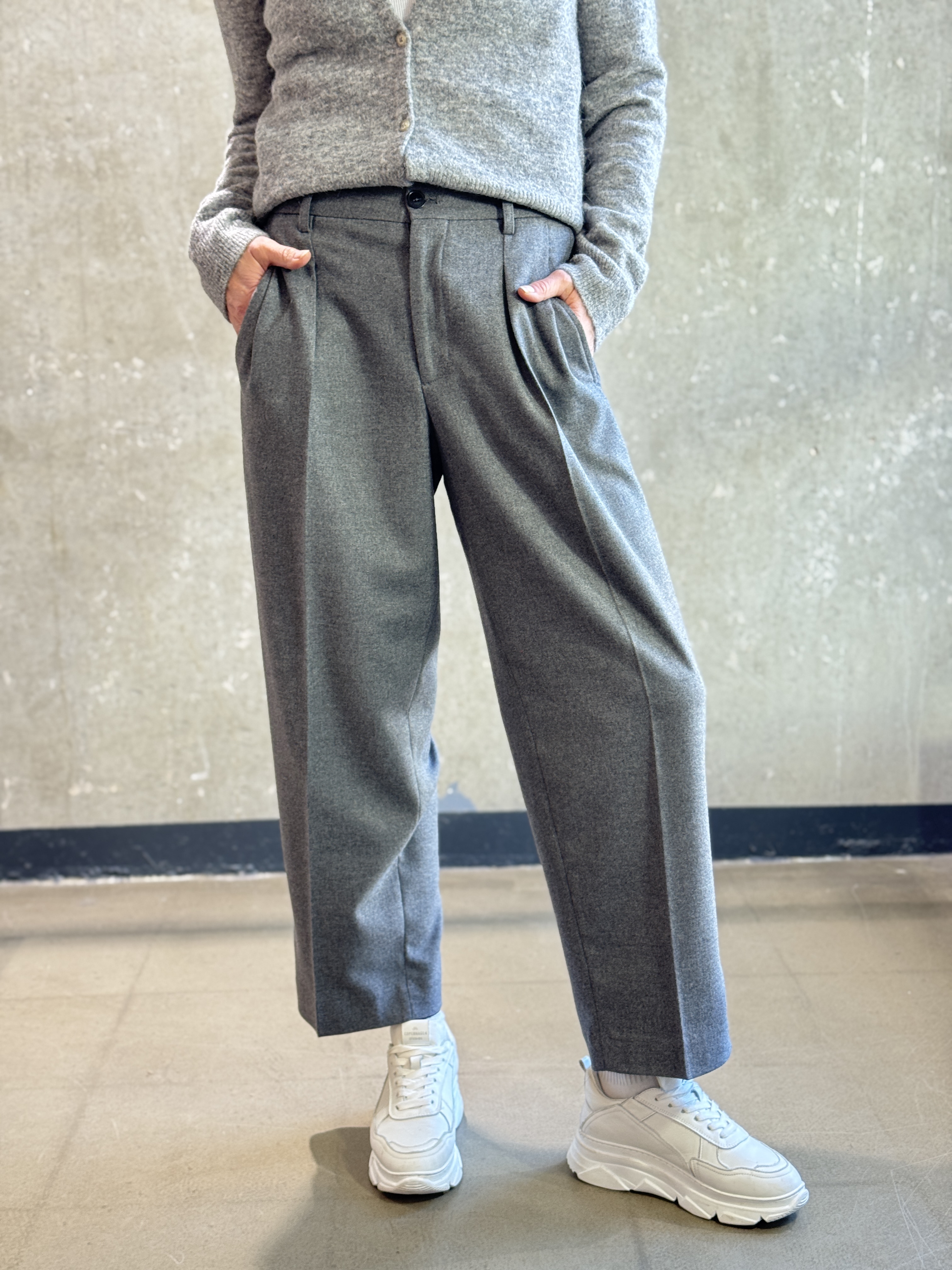 CLOSED Hose RUTHY grey melange