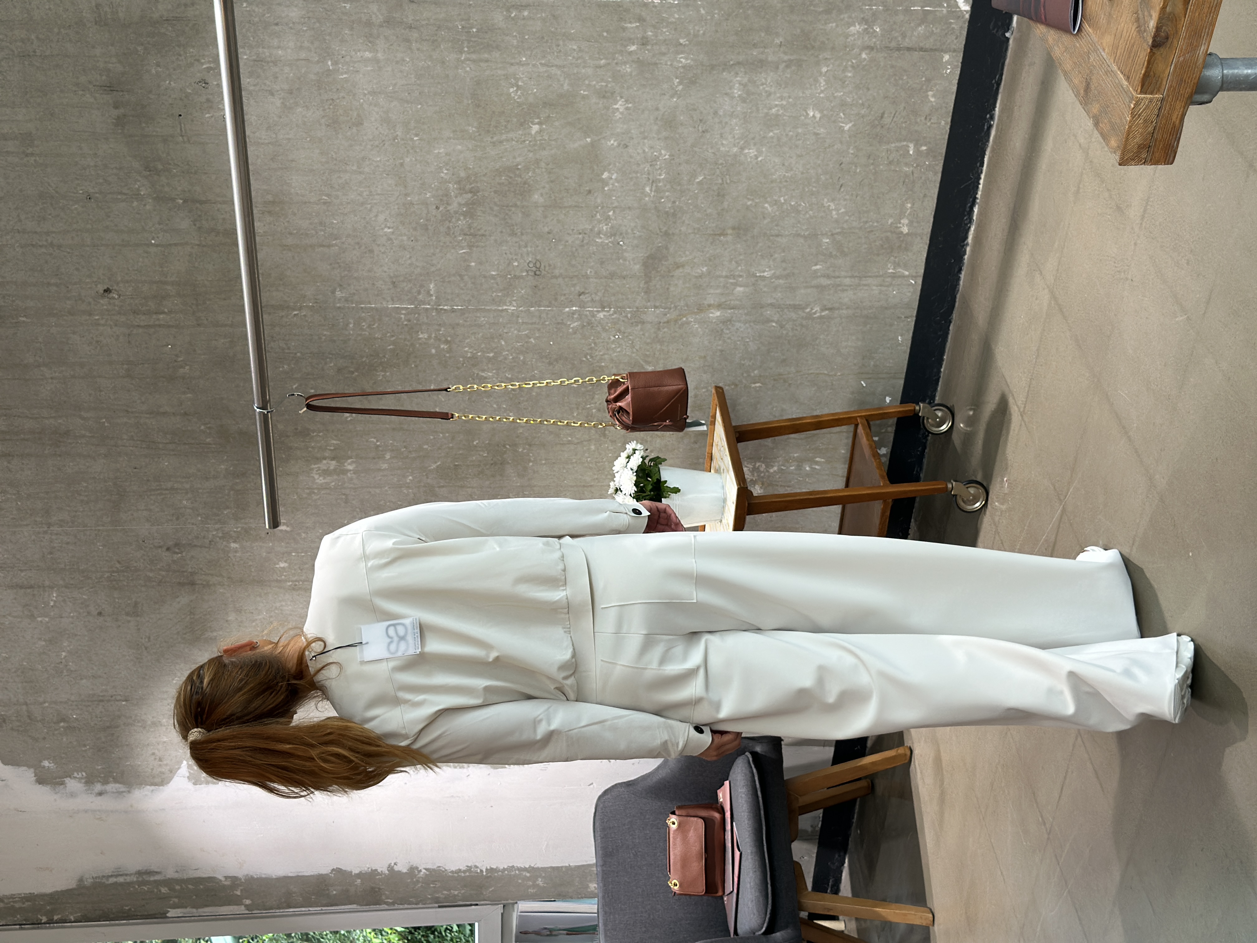 SASSENBACH_Style Jacke HANNA braun & kreide