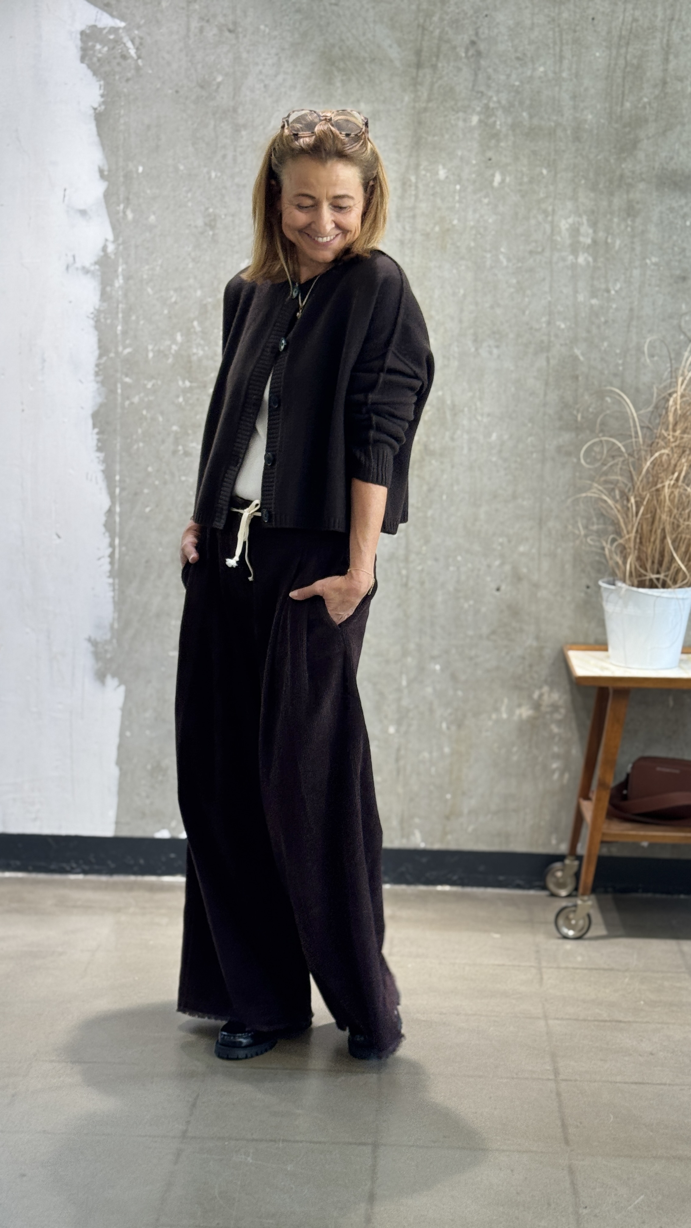 NARLI CORD-Hose night & mocha 36-621 