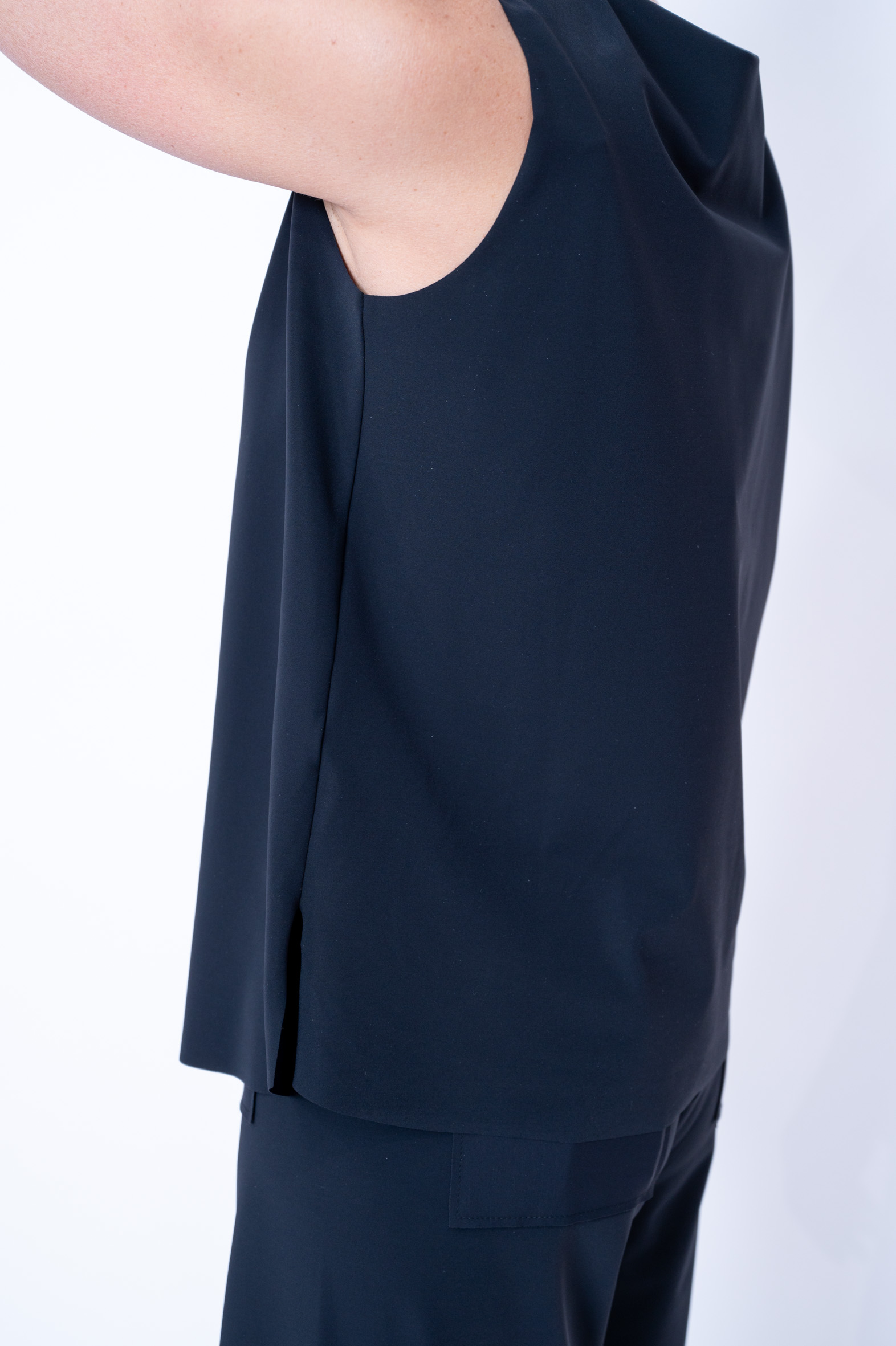 SASSENBACH Top KOLUMBA schwarz & schoko & braun