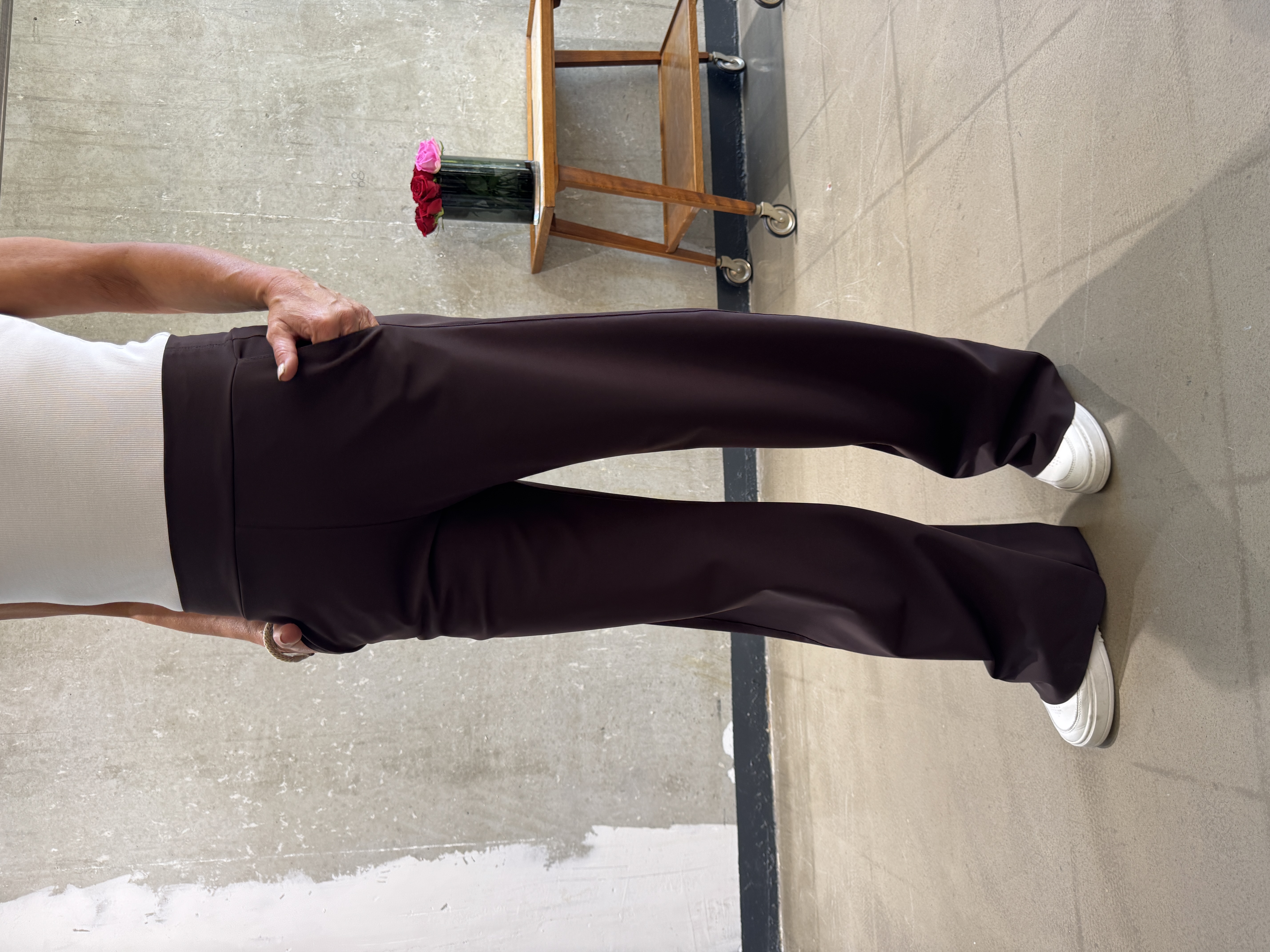 SASSENBACH STYLE Hose MARGOT schwarz & schoko