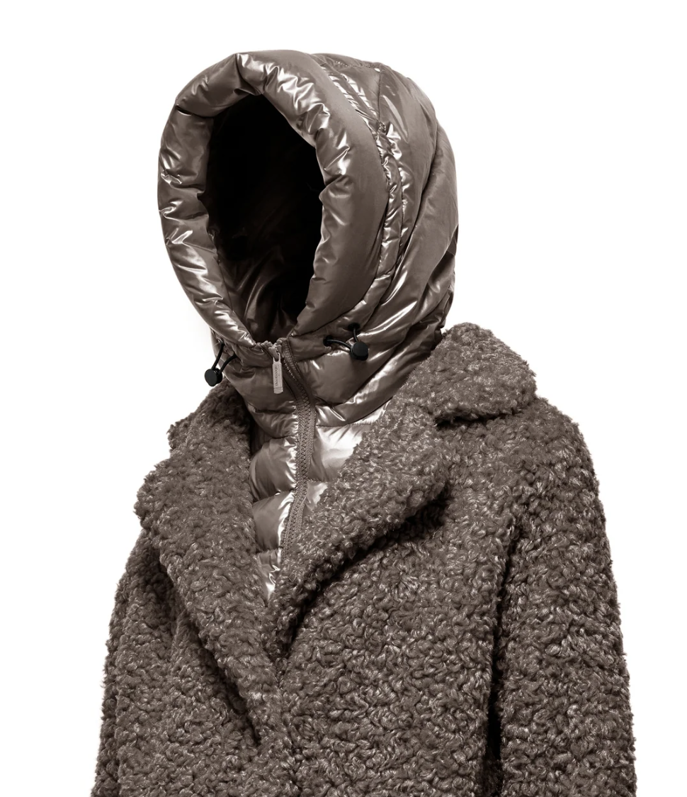 BOMBOOGIE Overcoat urban bronze & schwarz