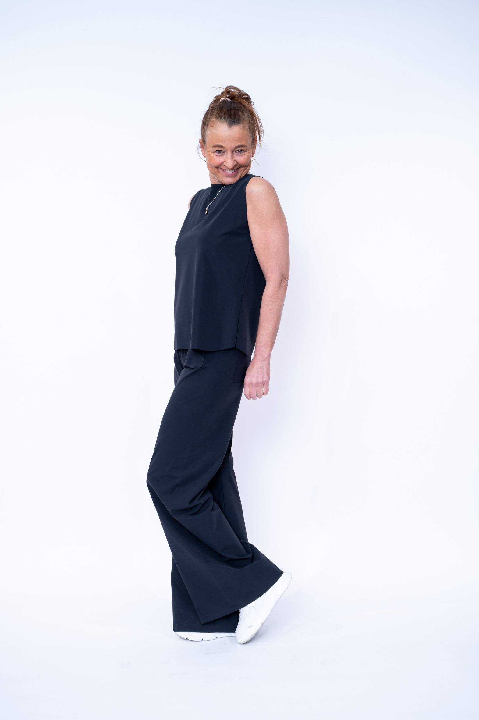 SASSENBACH Top KOLUMBA schwarz & schoko & braun