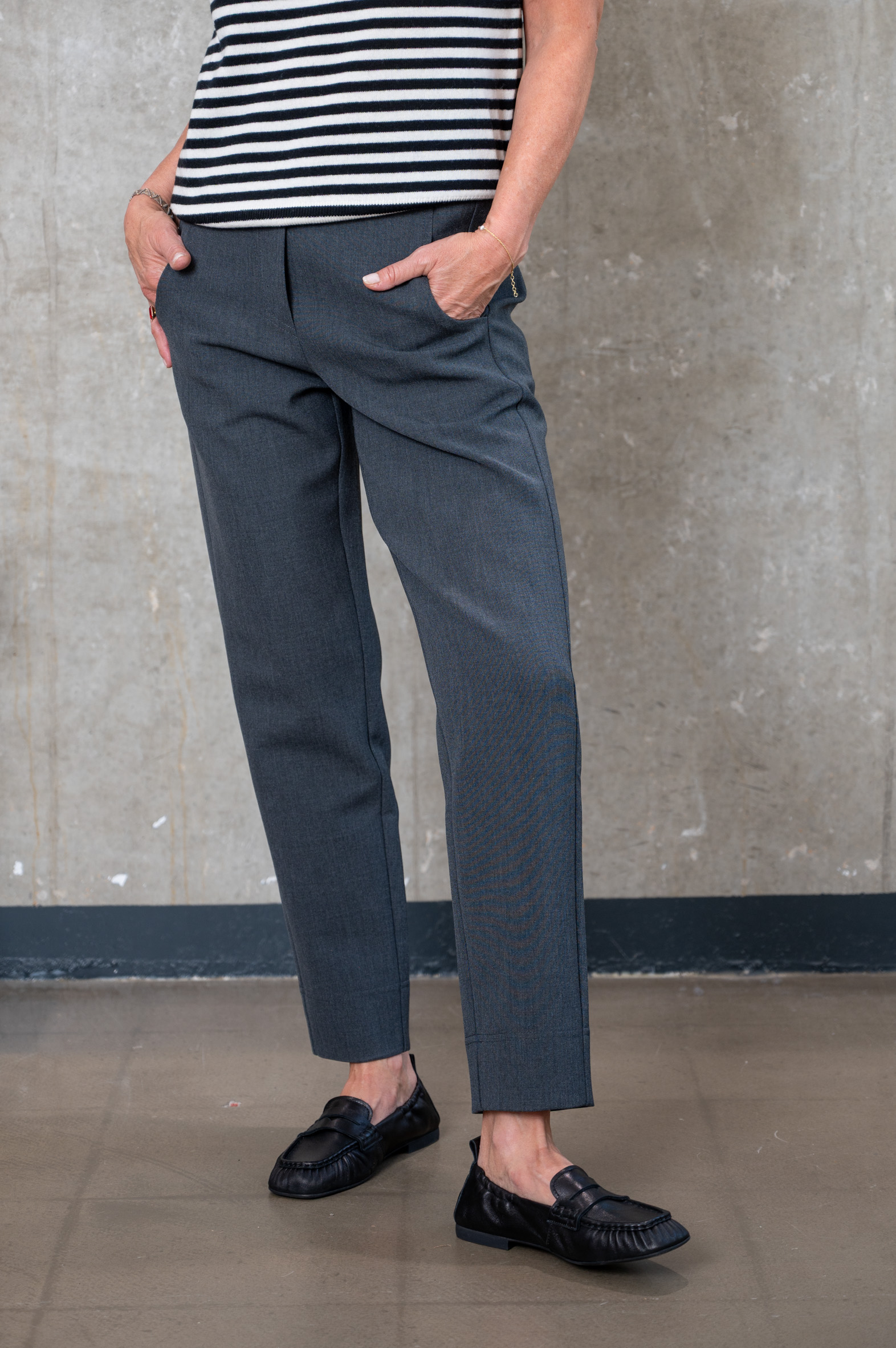 ANIA SCHIERHOLT Hose 3378/69 anthra2