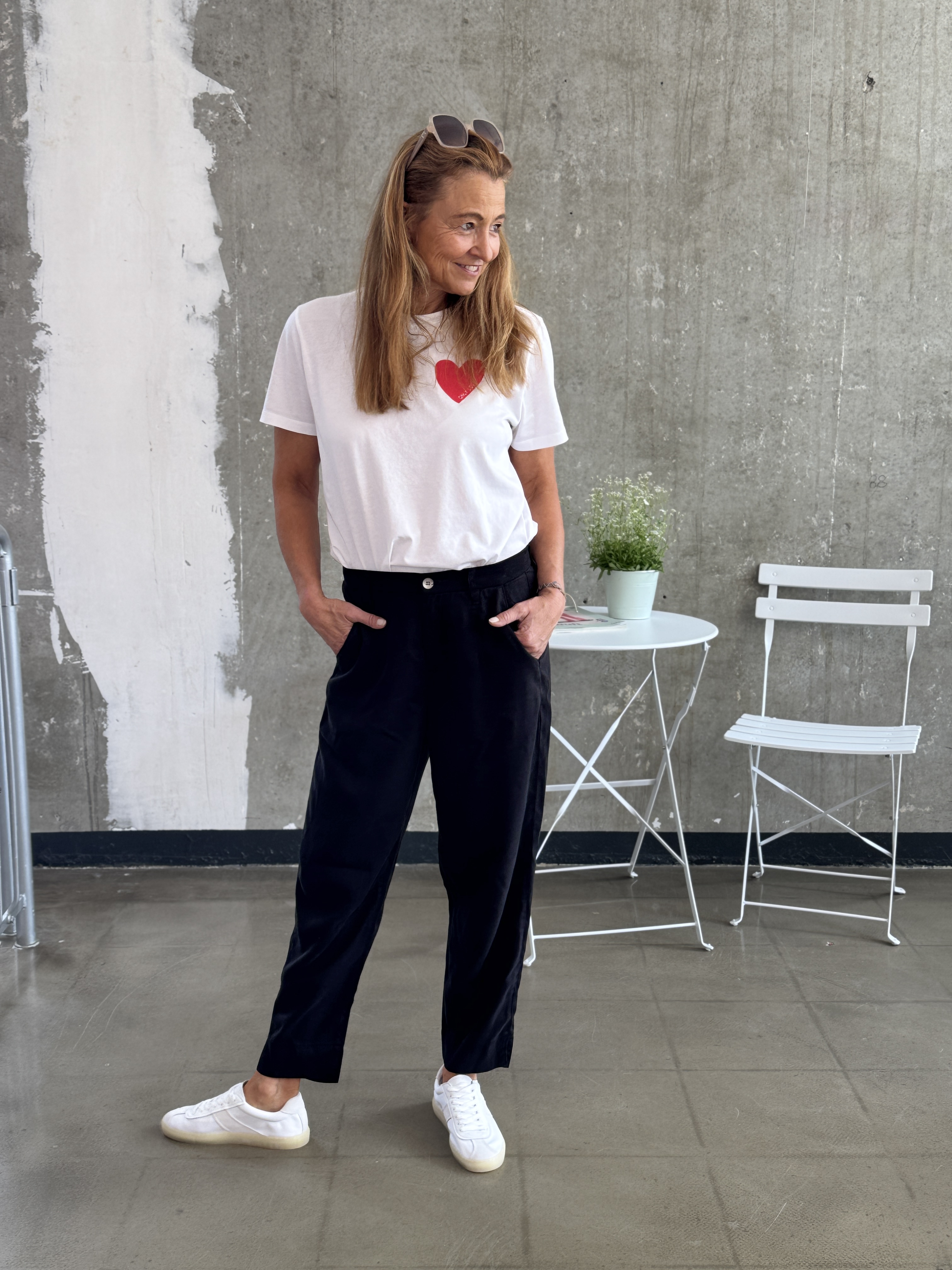 DAWN Stoffhose RAY schwarz